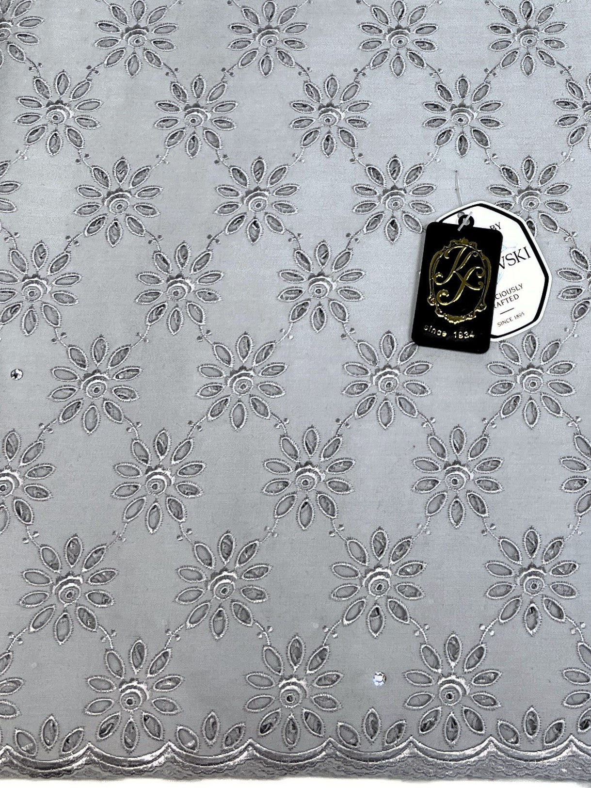 7982 Swiss Cotton Voile w/Swarovski