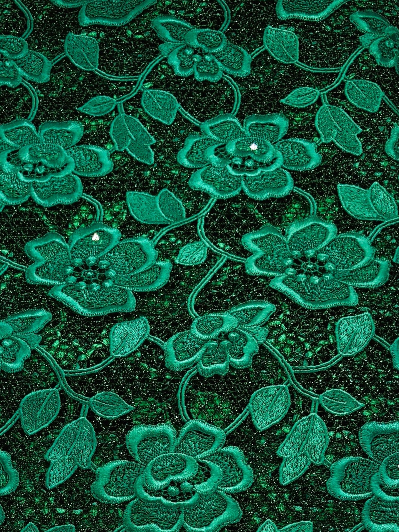 8091 - Swiss Guipure Lace w/Swarovski