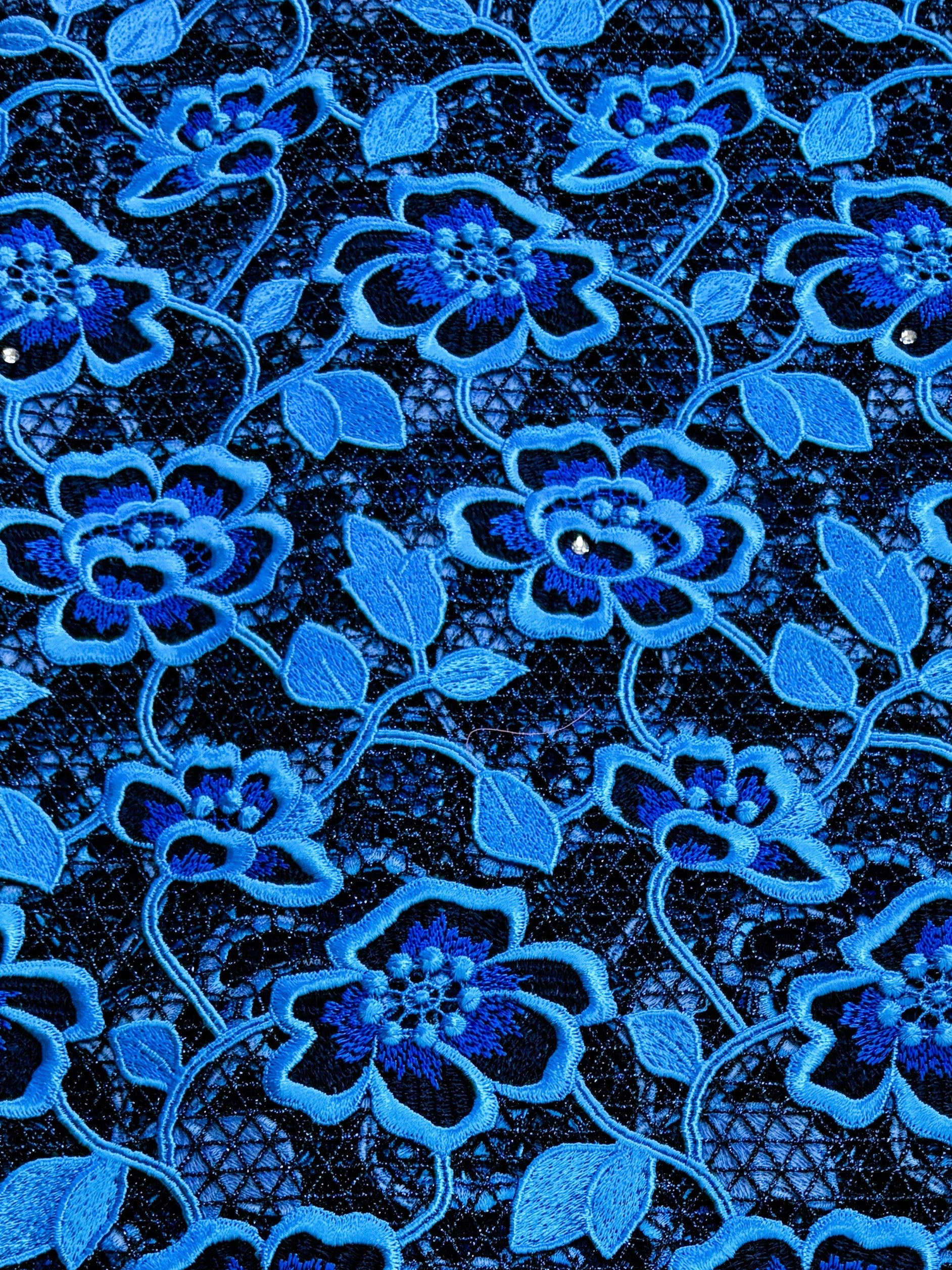 8091 - Swiss Guipure Lace w/Swarovski