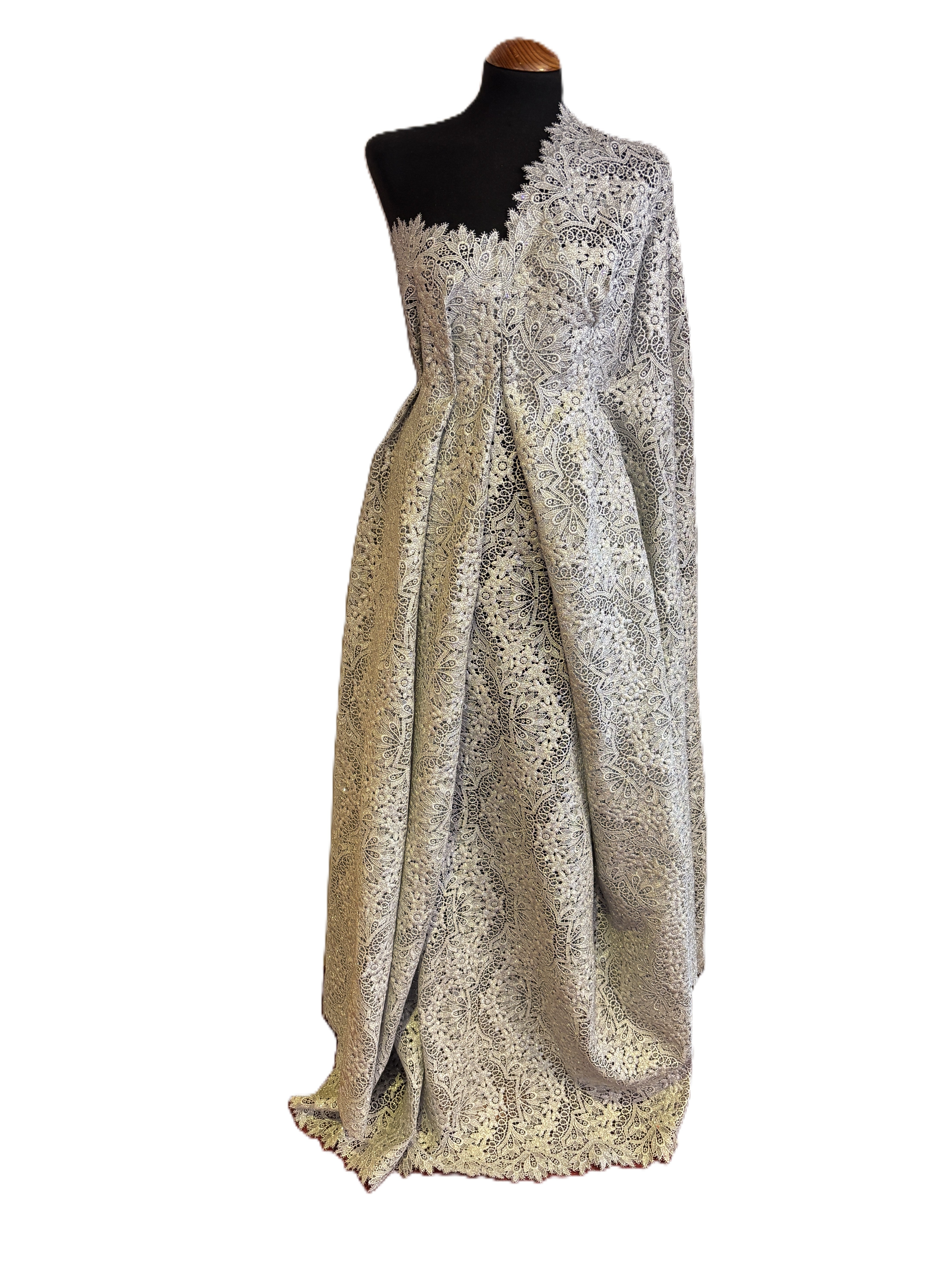 8045 - Swiss Guipure Lace w/Swarovski