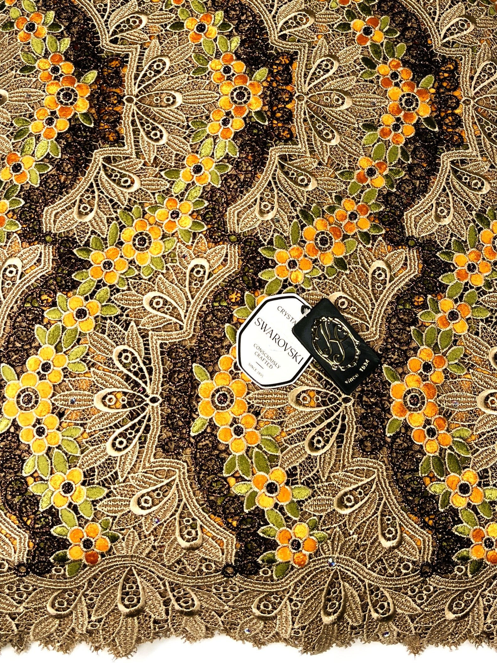 8045 - Swiss Guipure Lace w/Swarovski