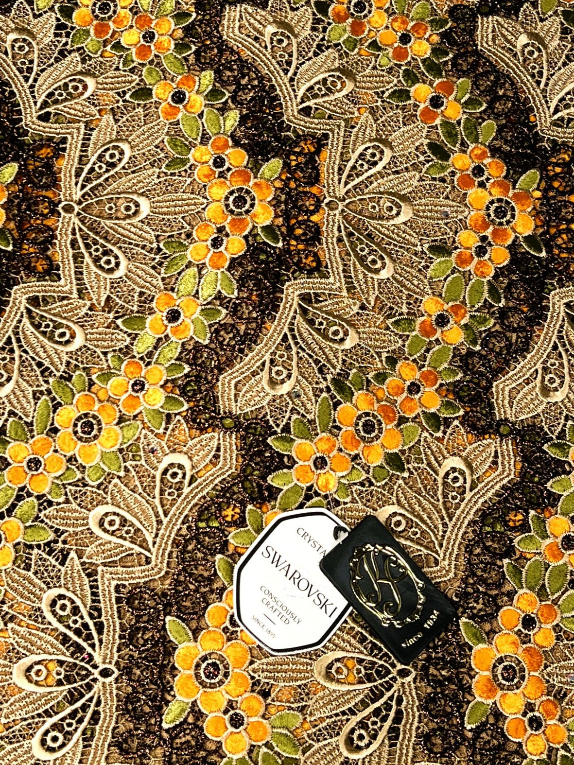 8045 - Swiss Guipure Lace w/Swarovski
