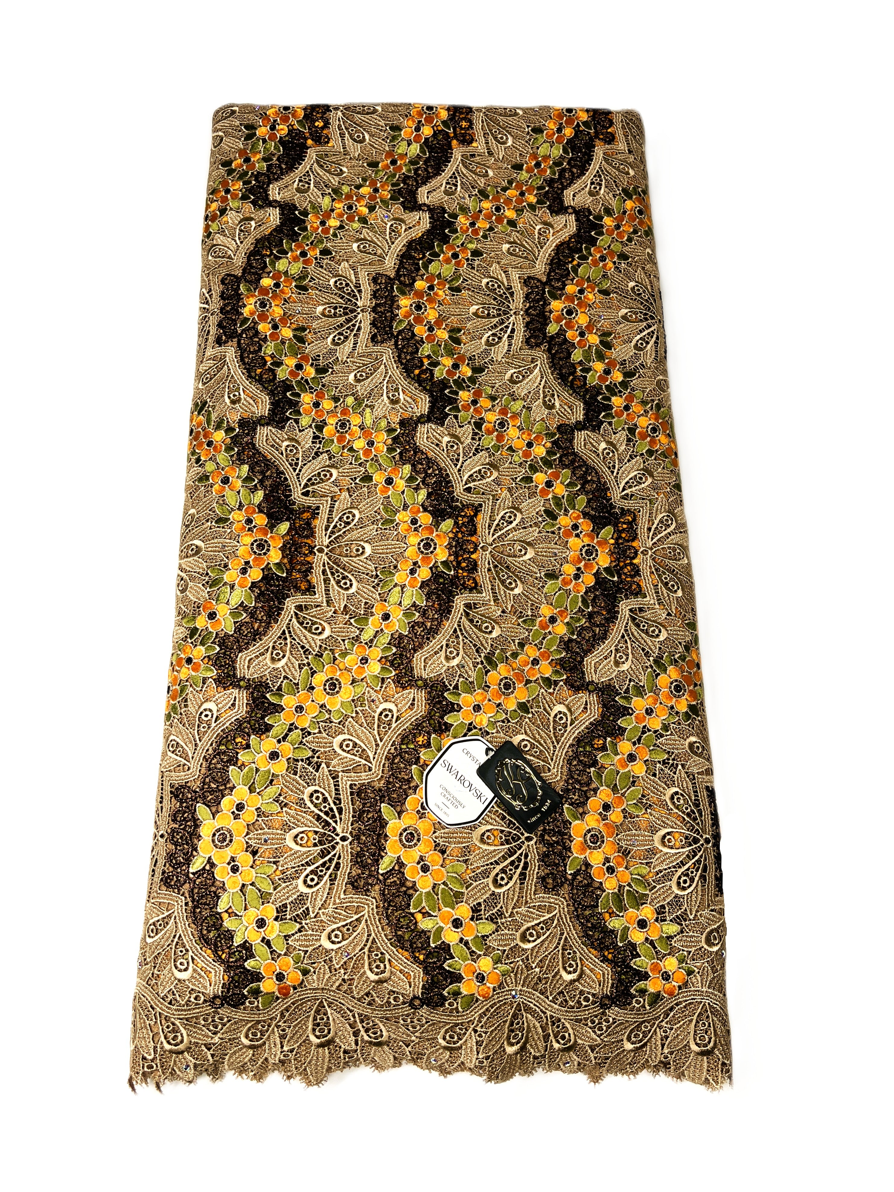 8045 - Swiss Guipure Lace w/Swarovski