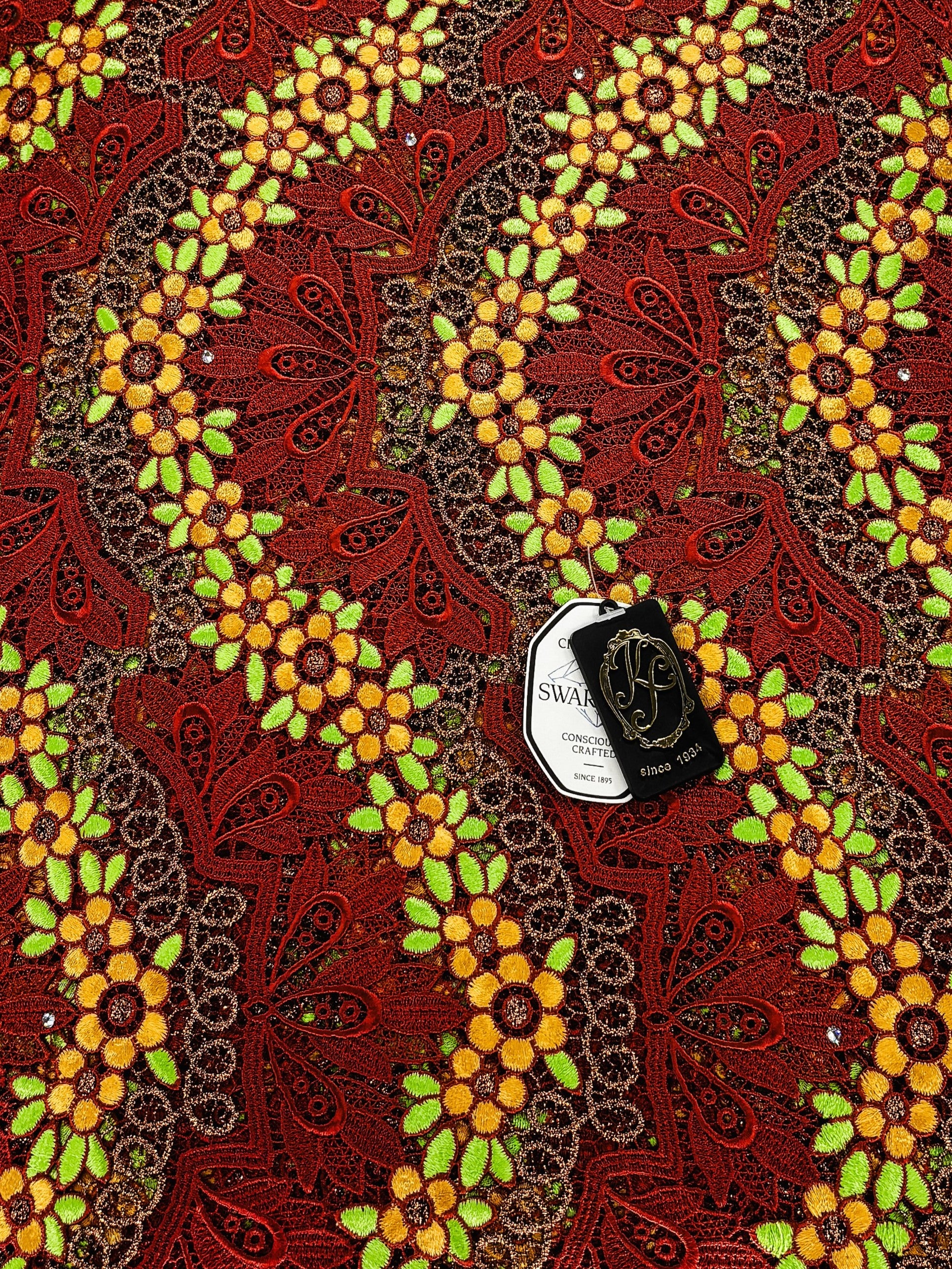 8045 - Swiss Guipure Lace w/Swarovski