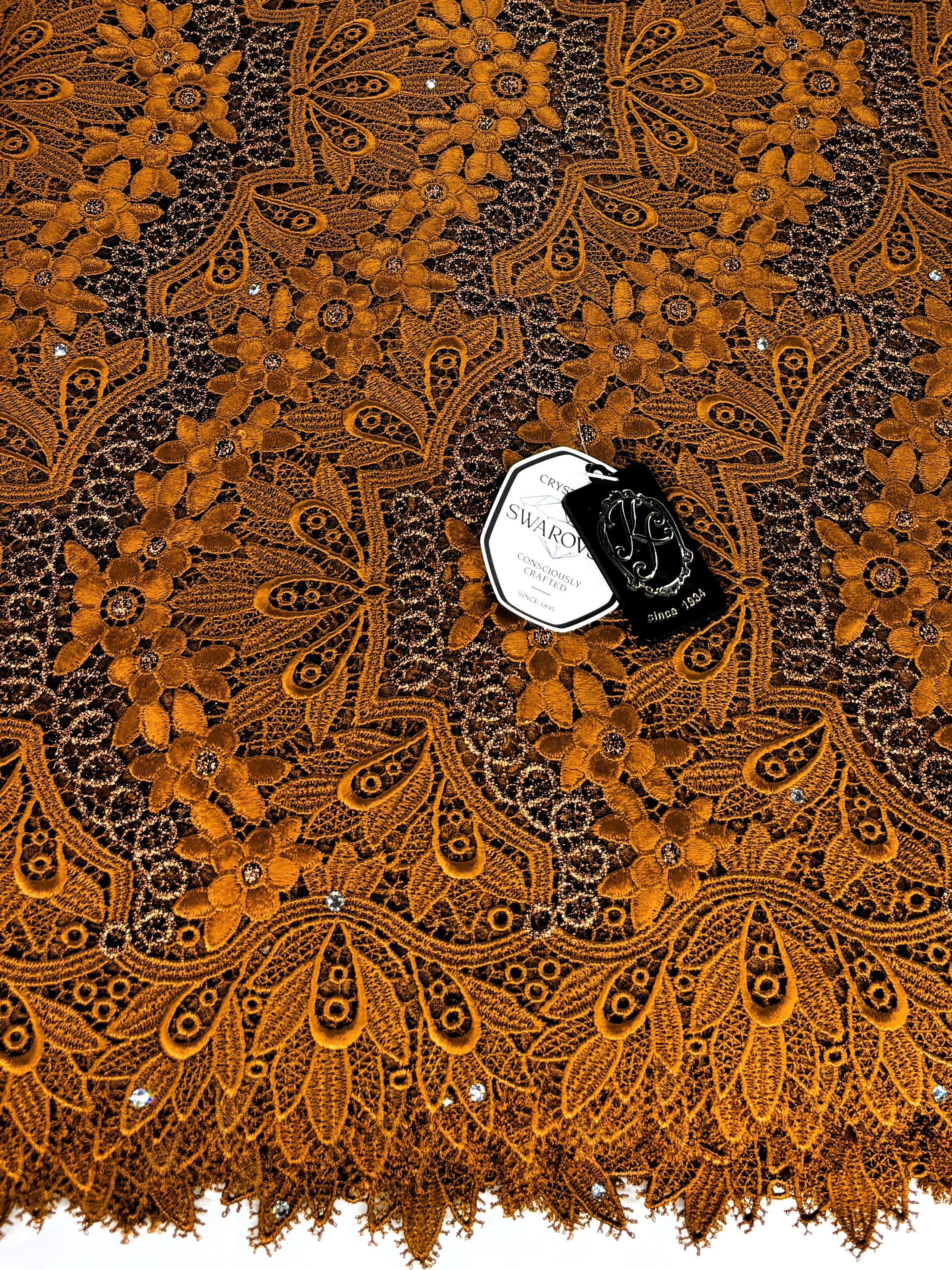 8045 - Swiss Guipure Lace w/Swarovski