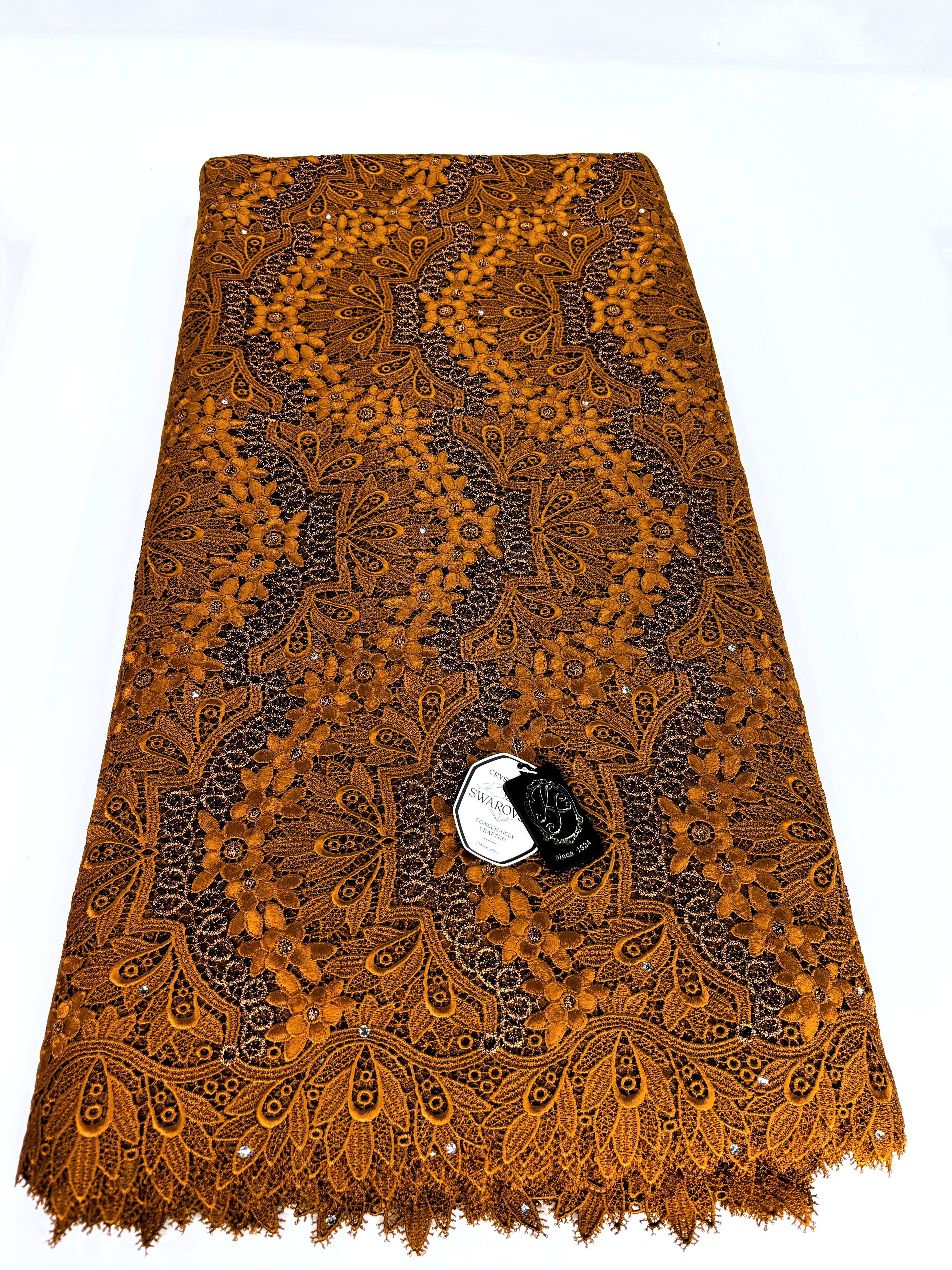 8045 - Swiss Guipure Lace w/Swarovski