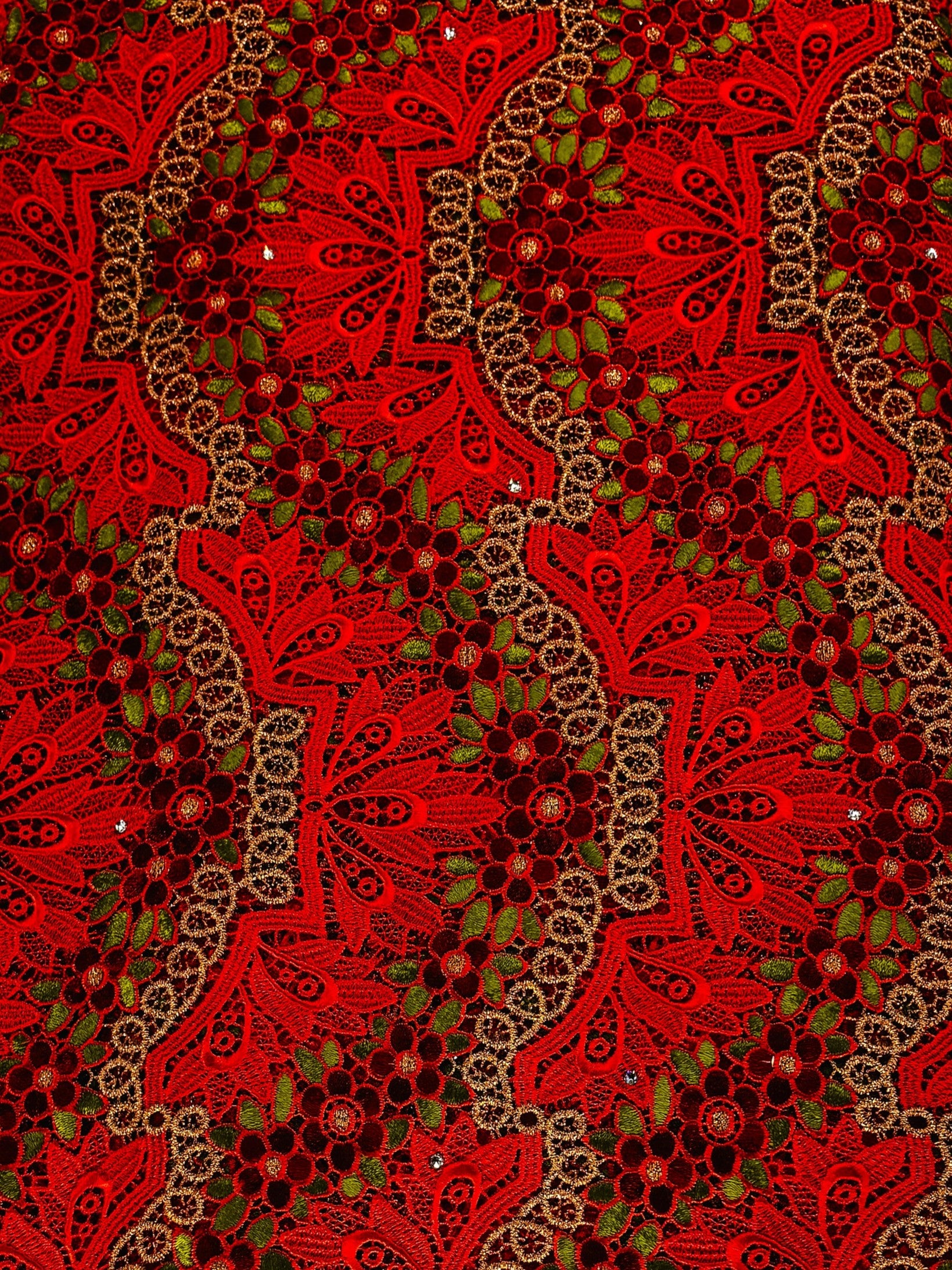 8045 - Swiss Guipure Lace w/Swarovski