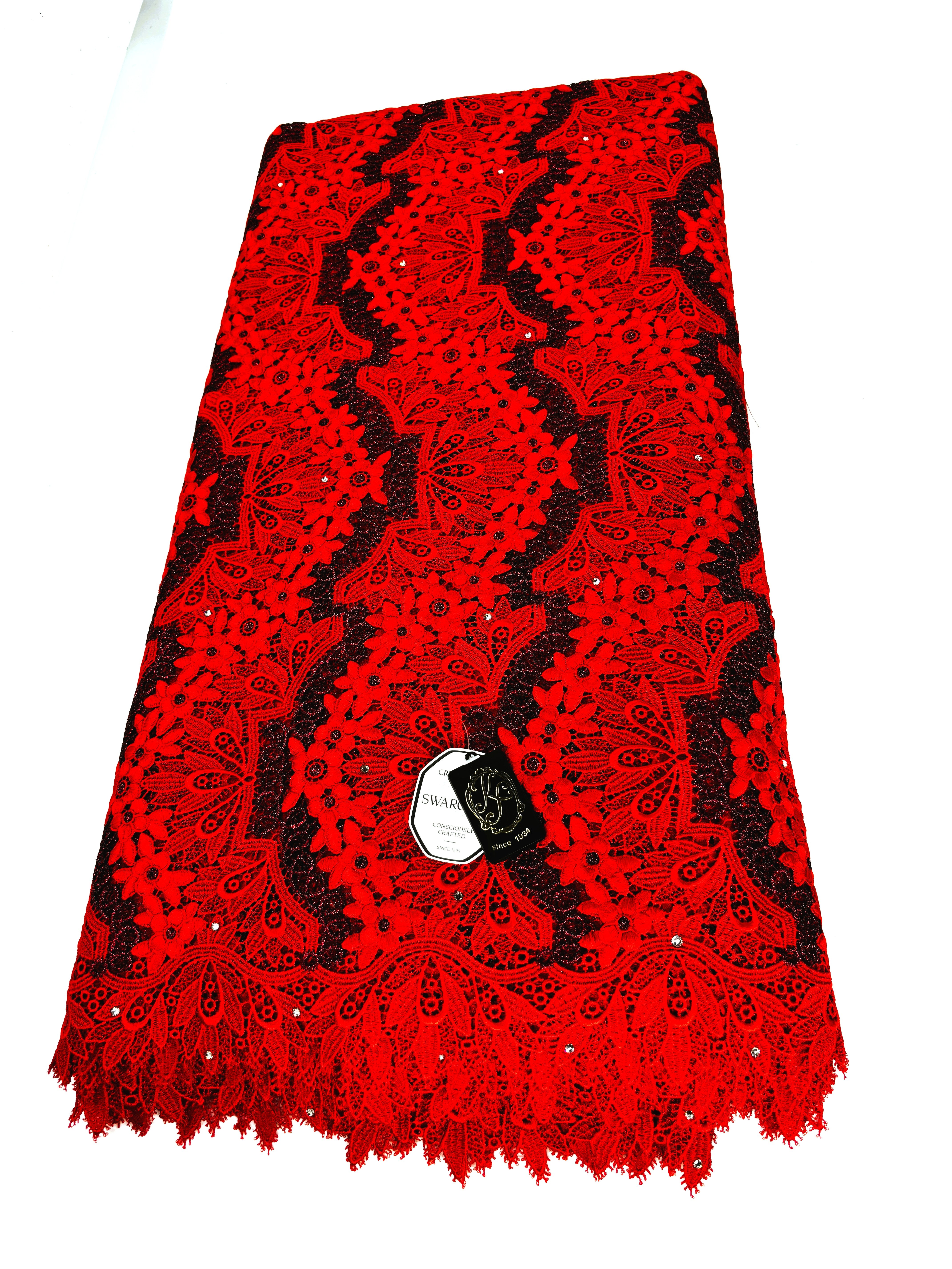 8045 - Swiss Guipure Lace w/Swarovski