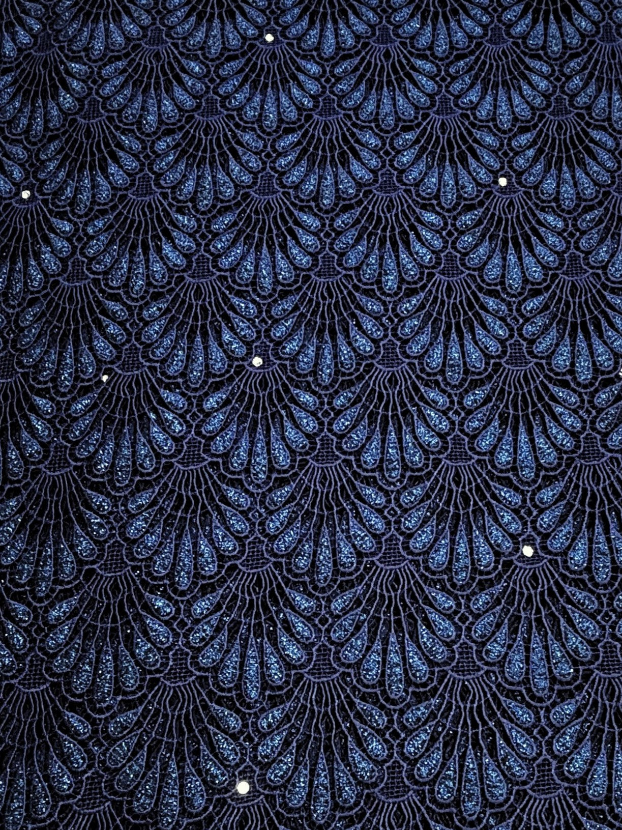 8048 Swiss Guipure Lace with Swarovski