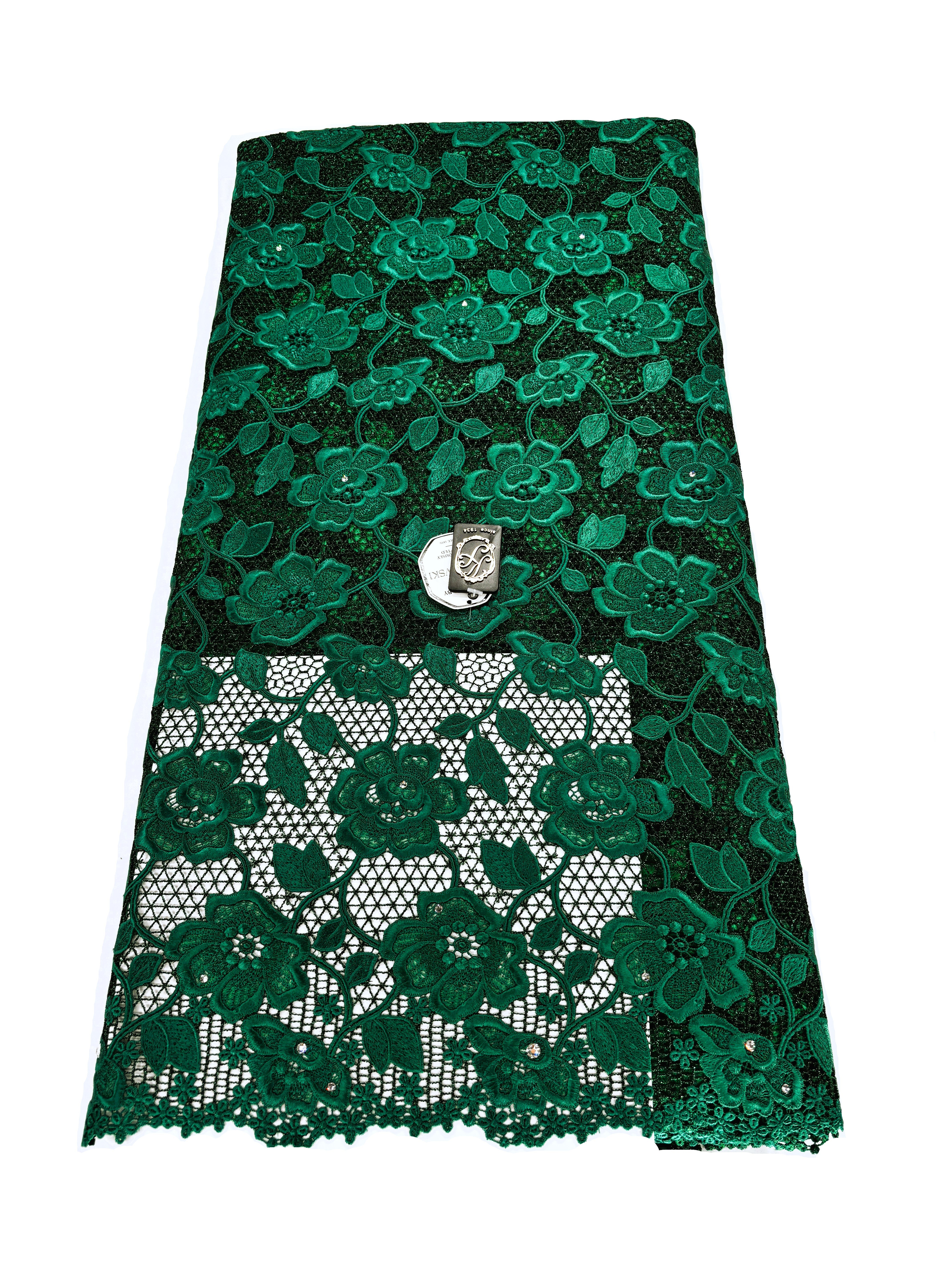8091 - Swiss Guipure Lace w/Swarovski