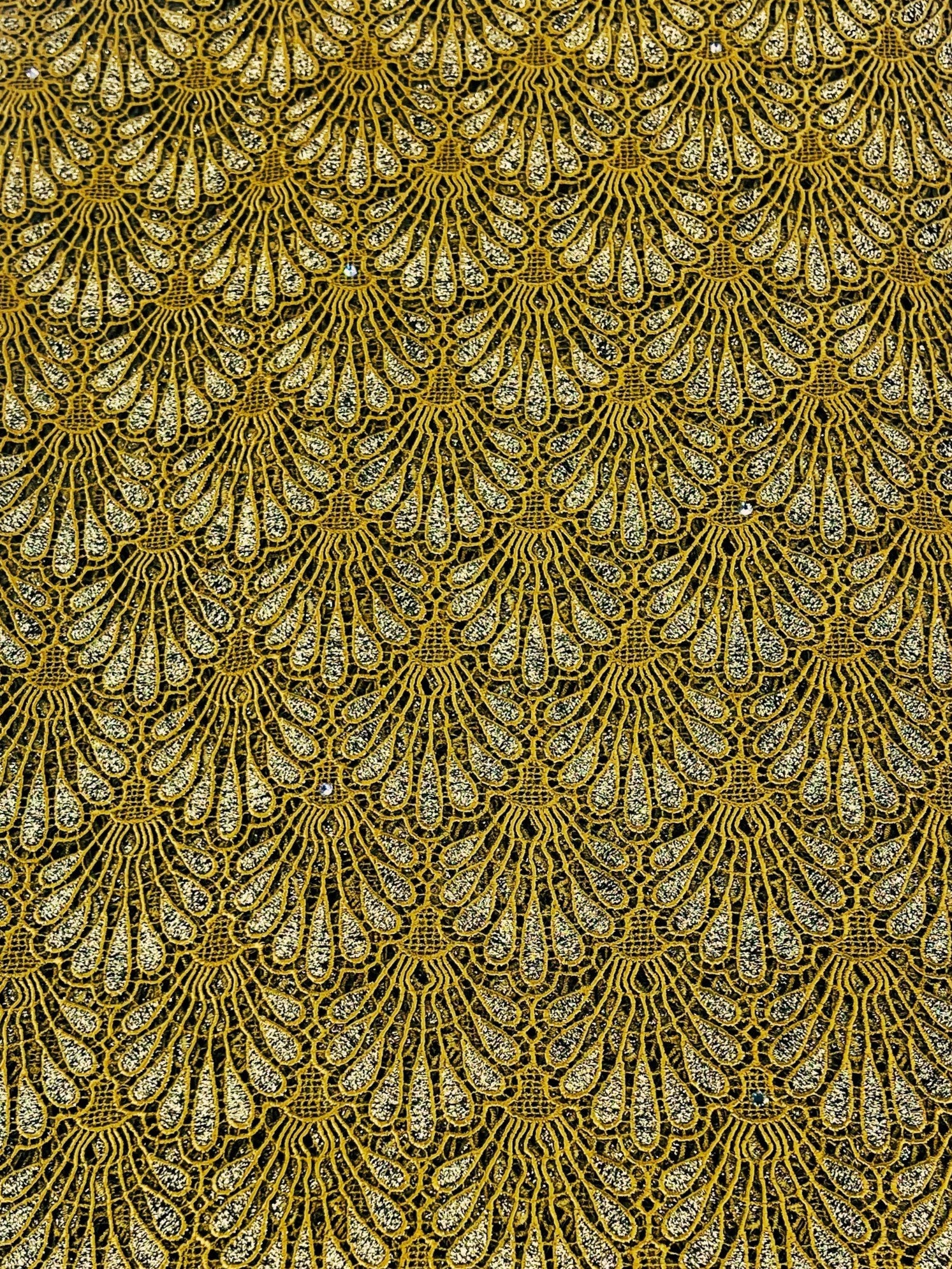 8048 Swiss Guipure Lace with Swarovski