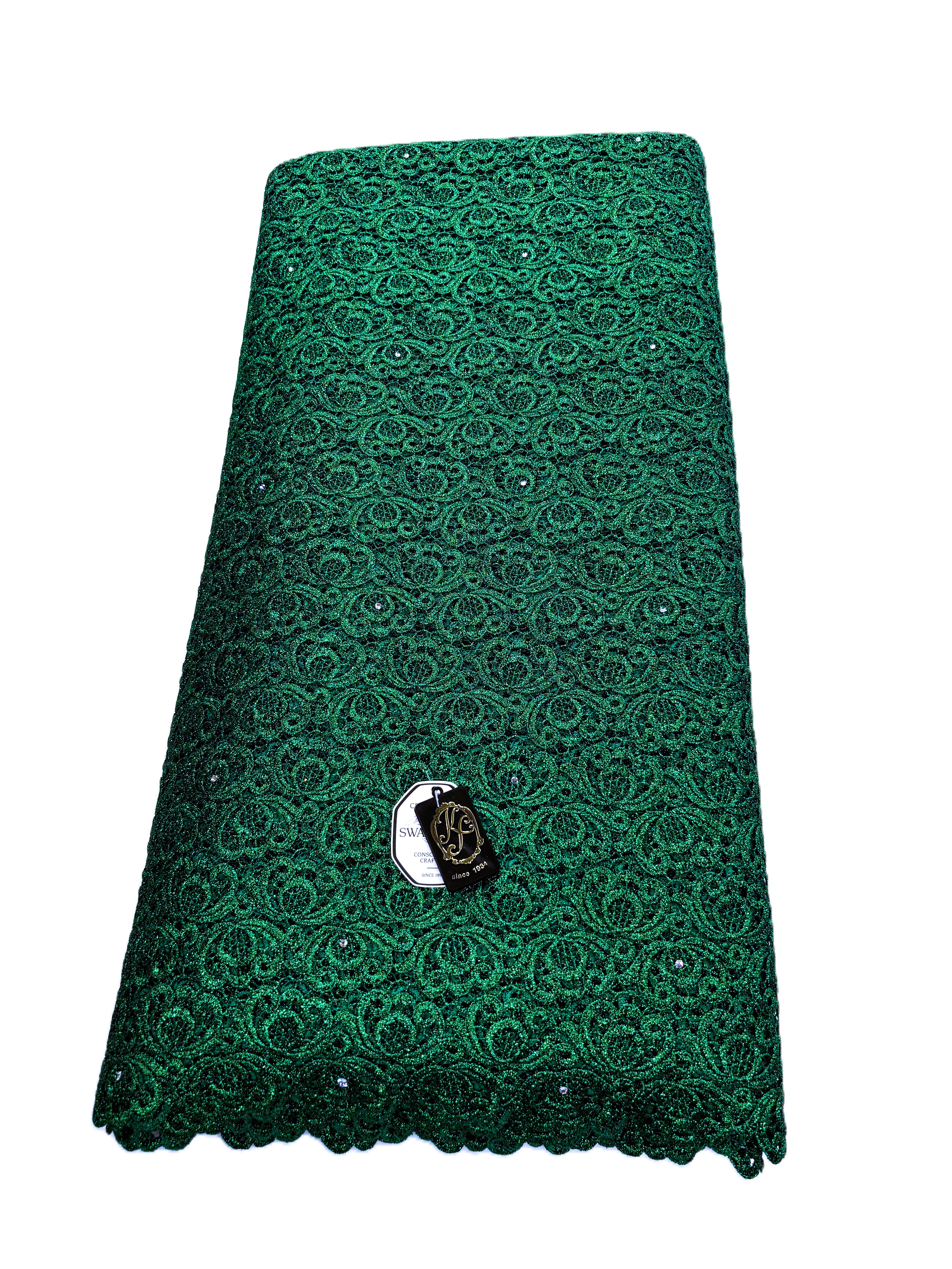 8088 Full Lurex Swiss Guipure Lace