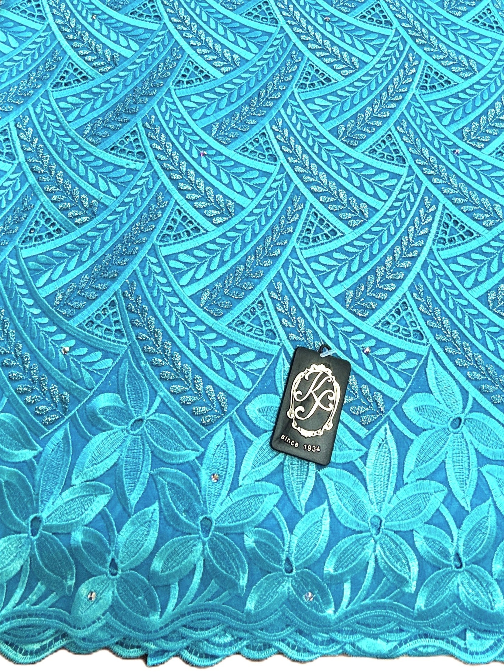 8096 Swiss Voile Allover w/Stones