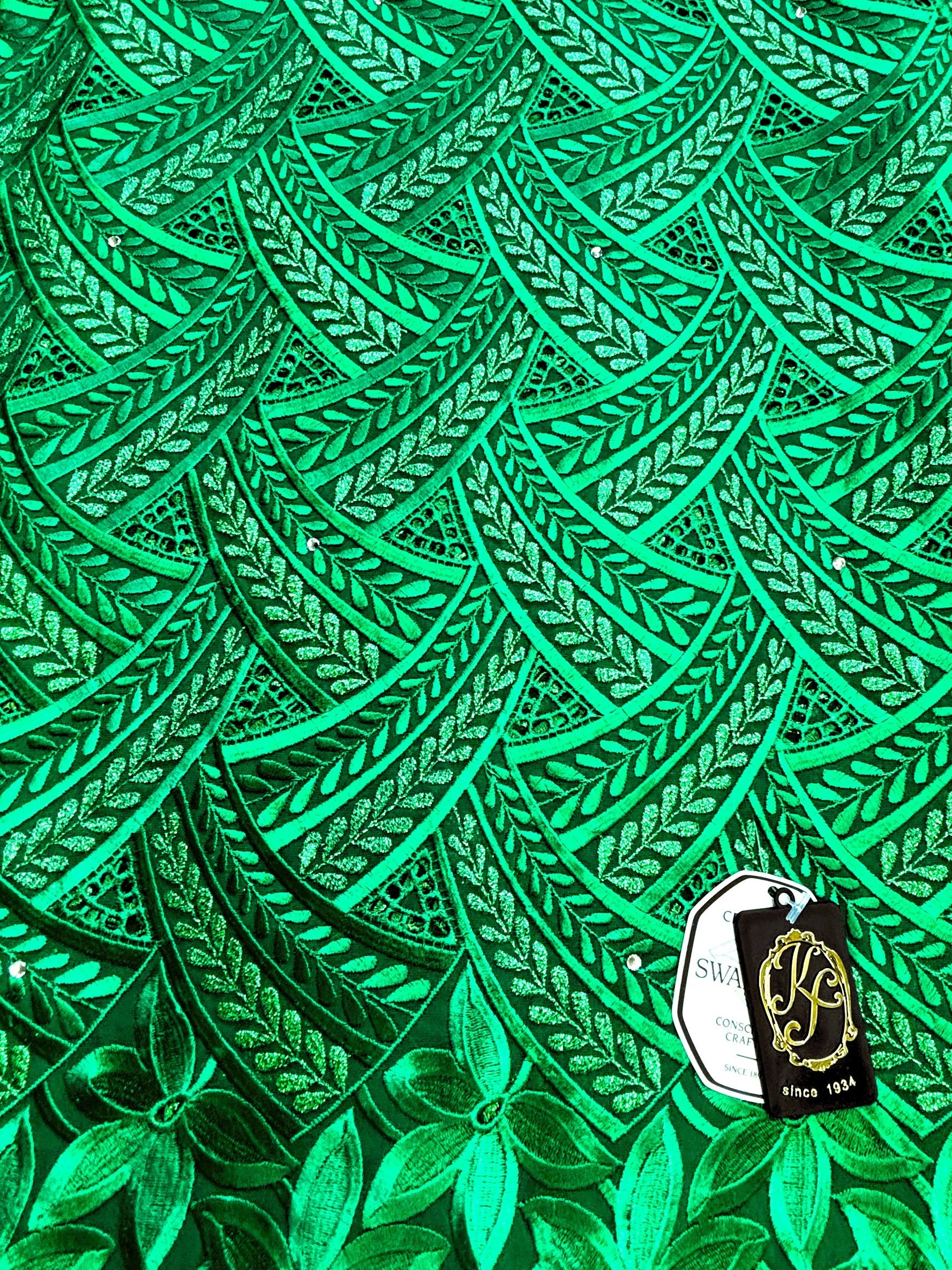 8096 Swiss Voile Allover w/Stones