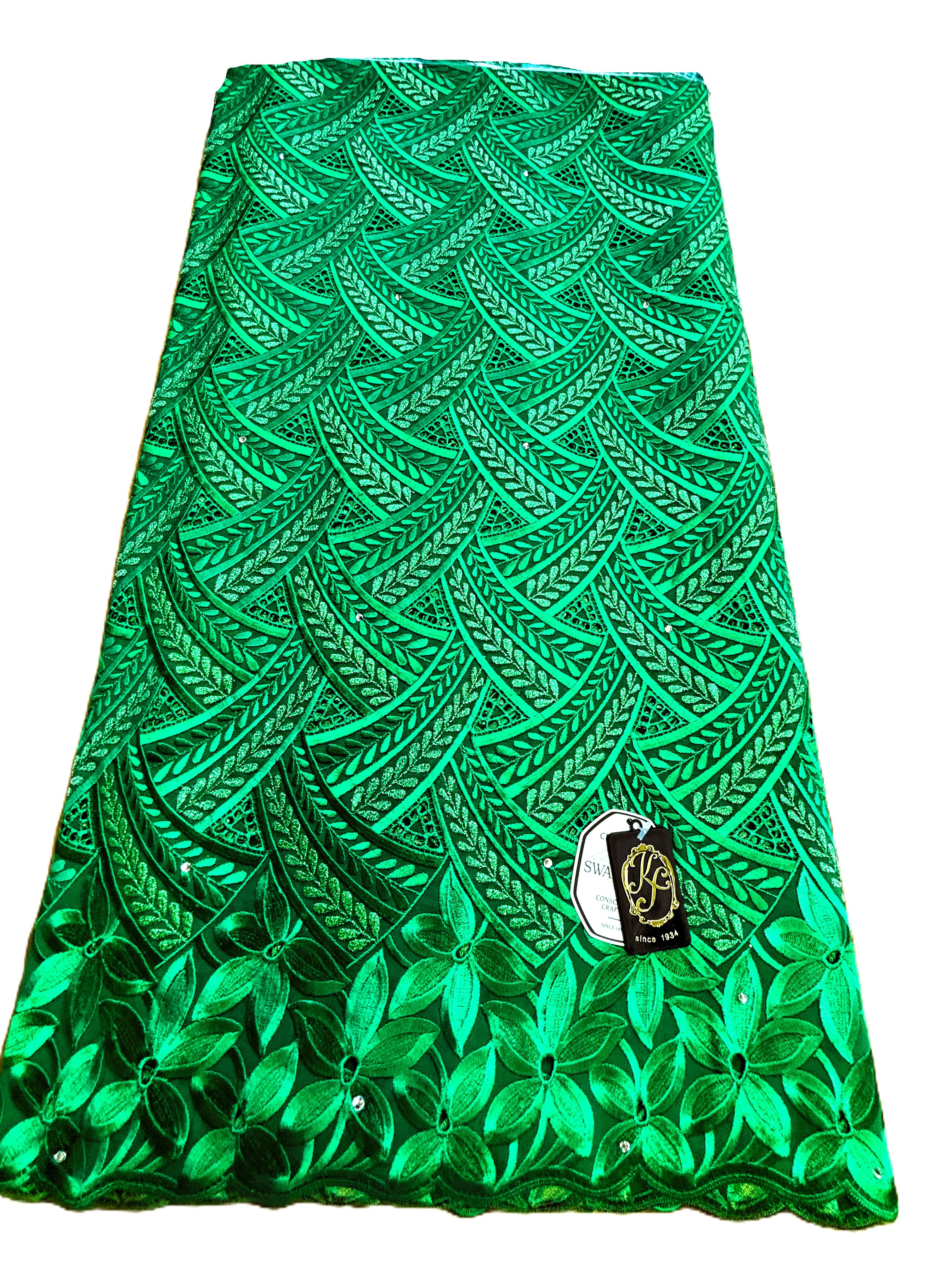 8096 Swiss Voile Allover w/Stones