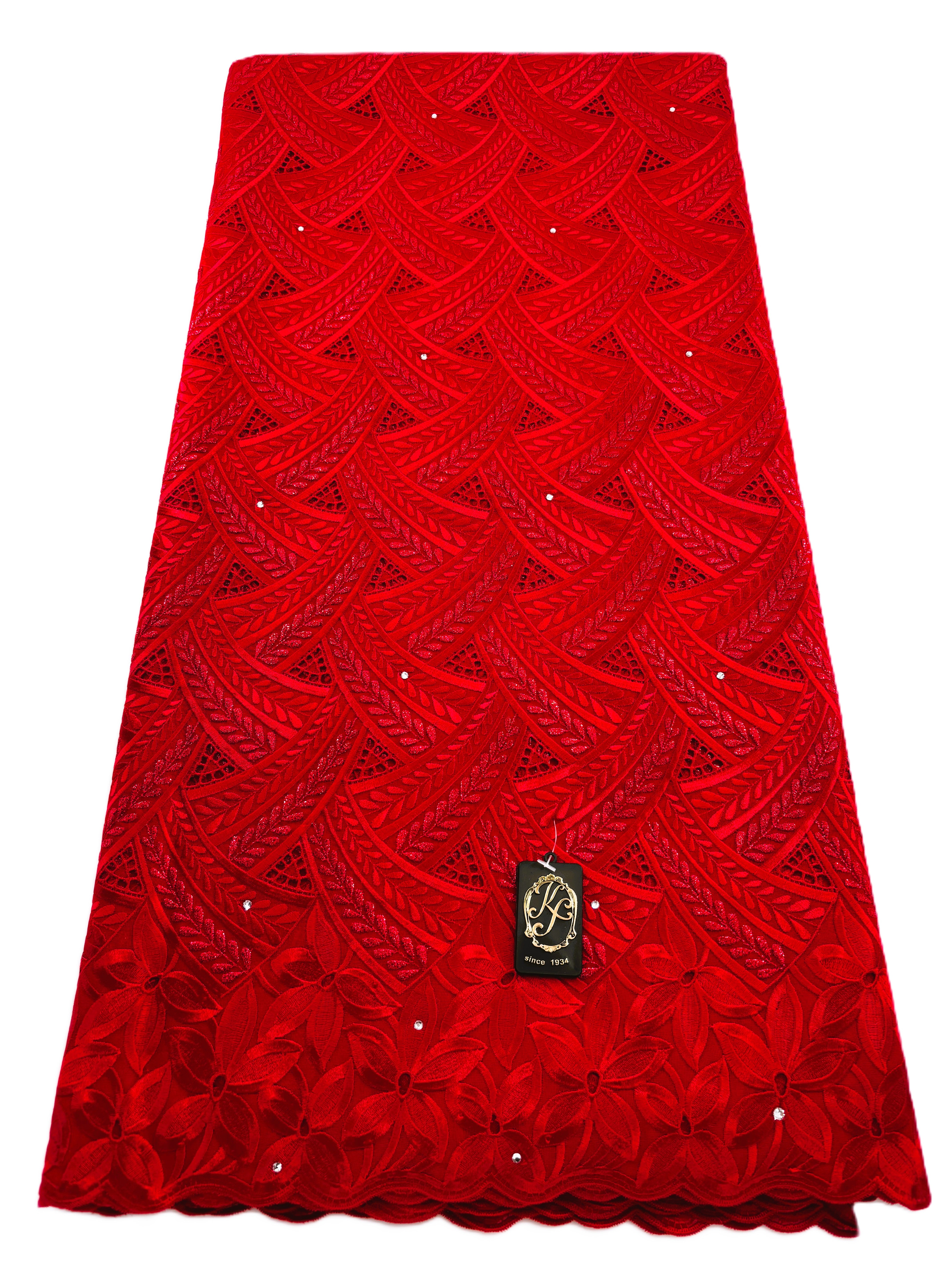 8096 Swiss Voile Allover w/Stones