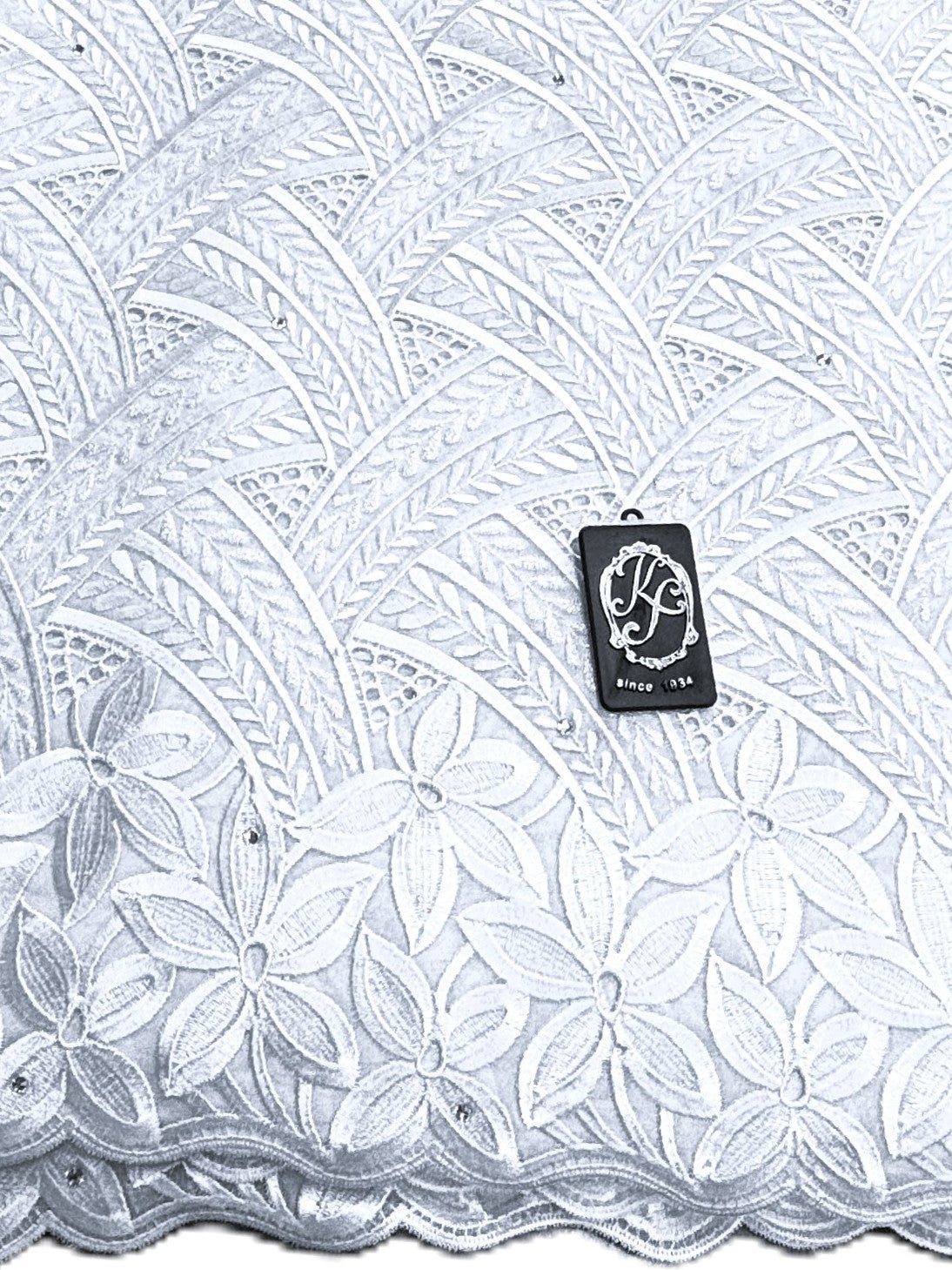 8096 Swiss Voile Allover w/Stones