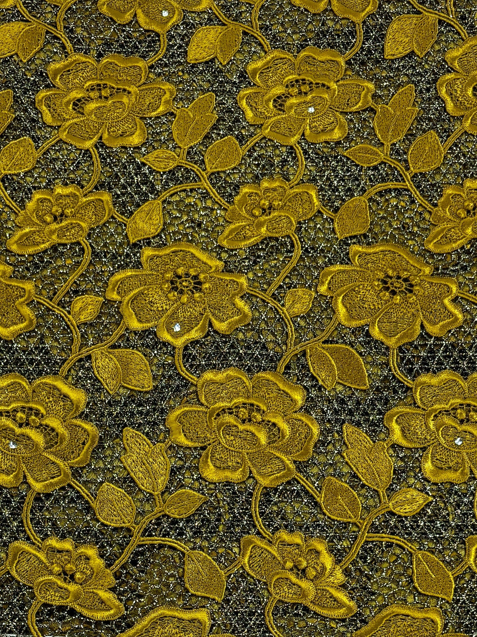 8091 - Swiss Guipure Lace w/Swarovski