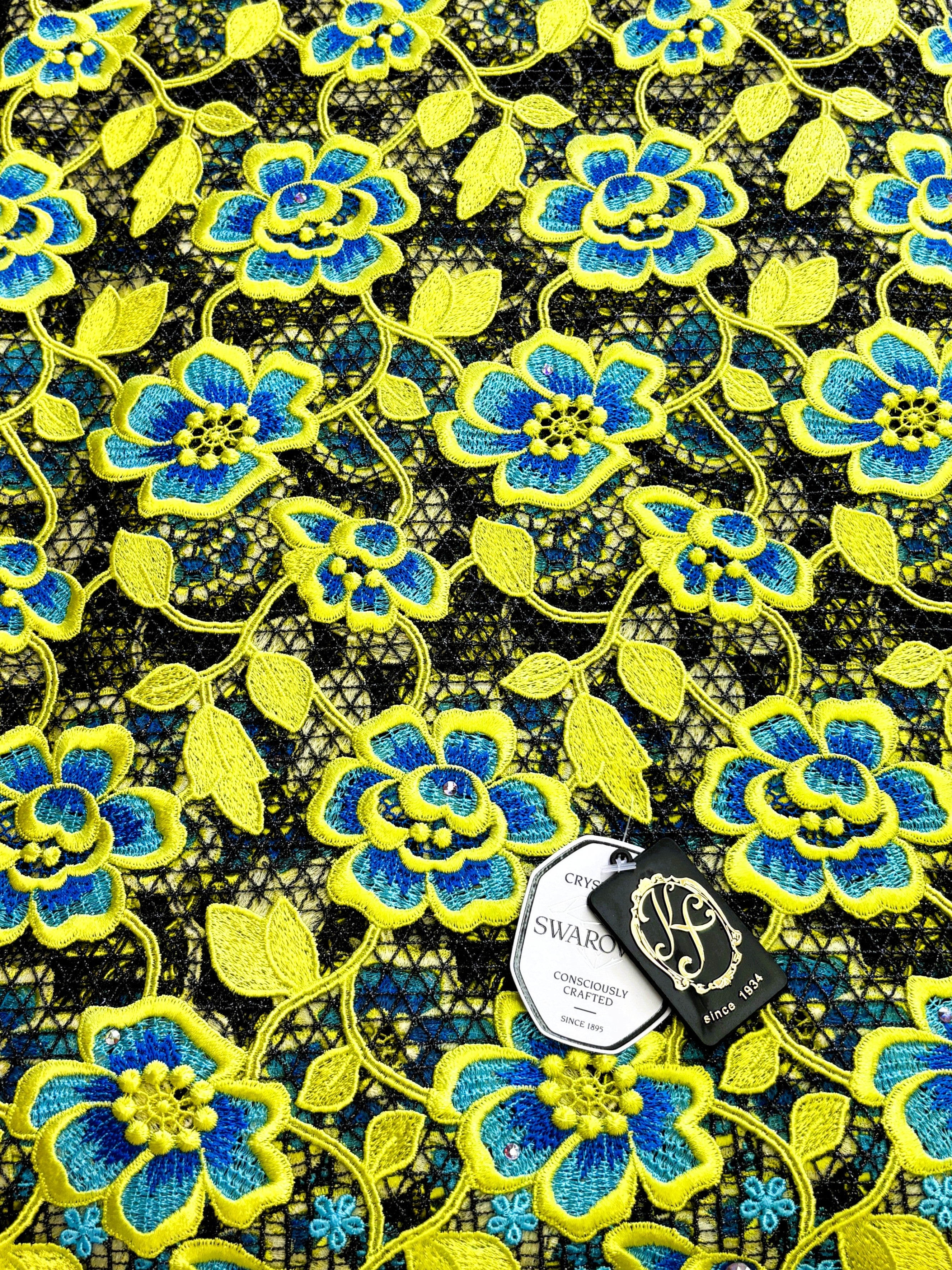 8091 - Swiss Guipure Lace w/Swarovski