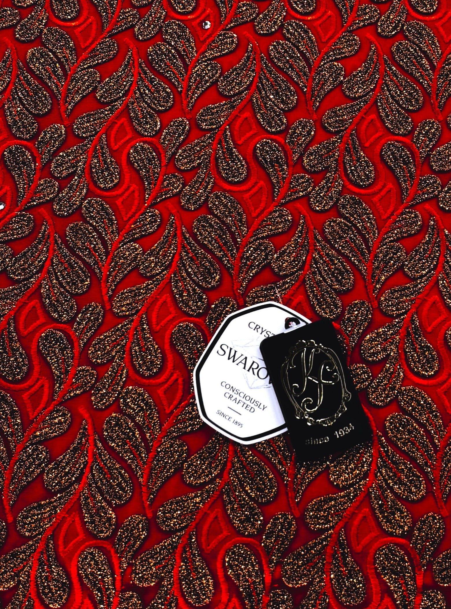 8155 - Swiss Voile Applique Guipure w/Swarovski