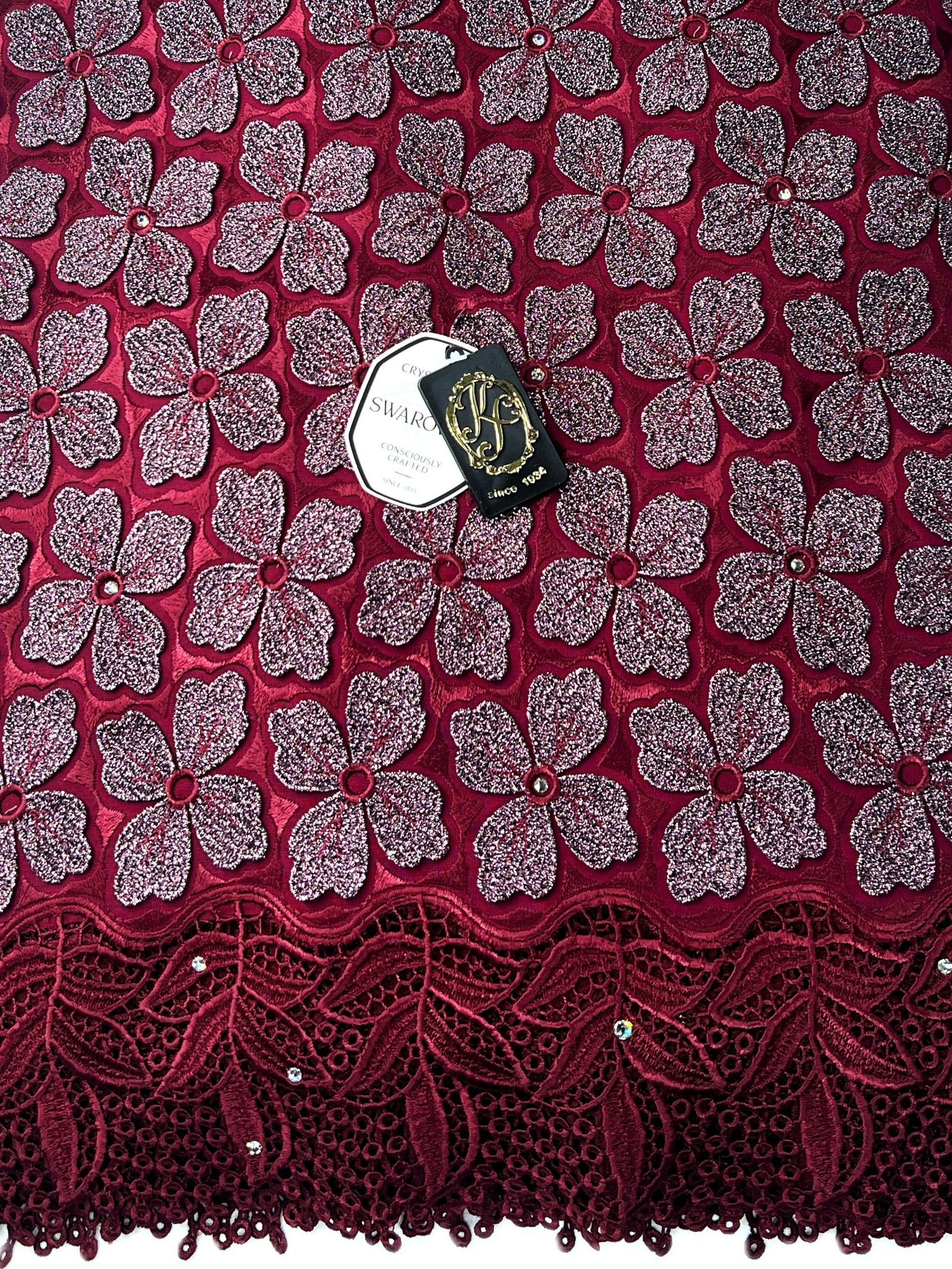 8156 Swiss Voile Appliqué Guipure
