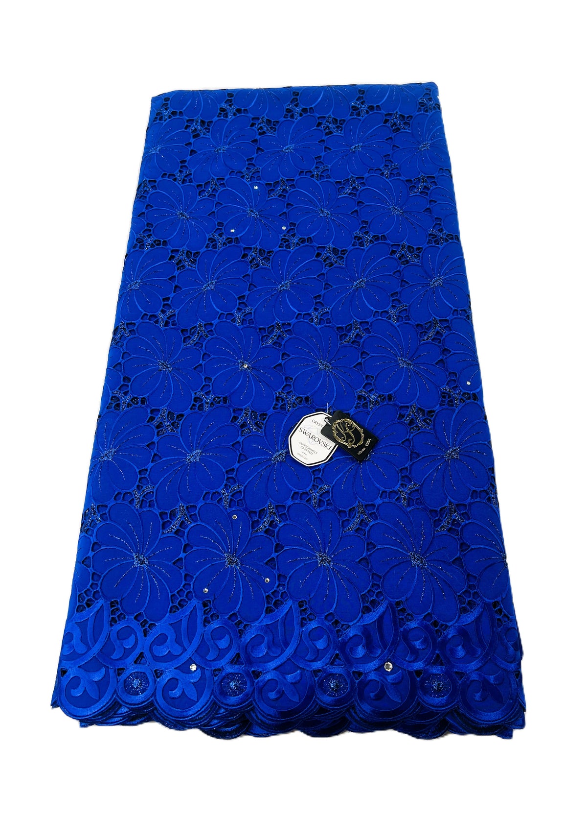 8214 Swiss Voile Allover w/Swarovski