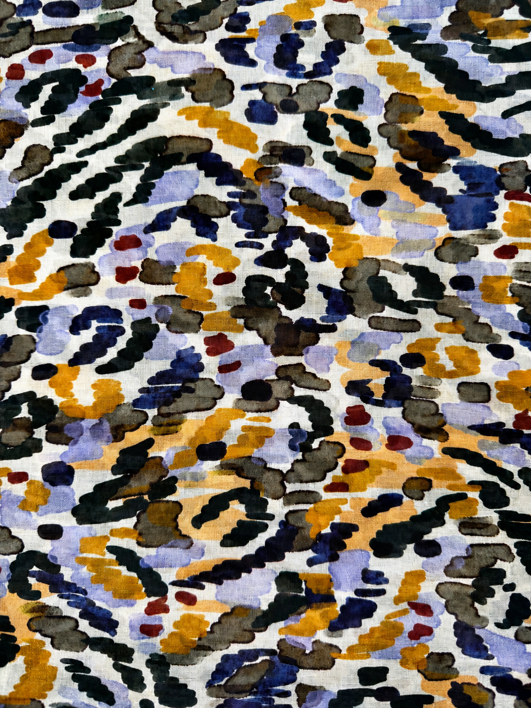 10542P Printed Voile Laffaya