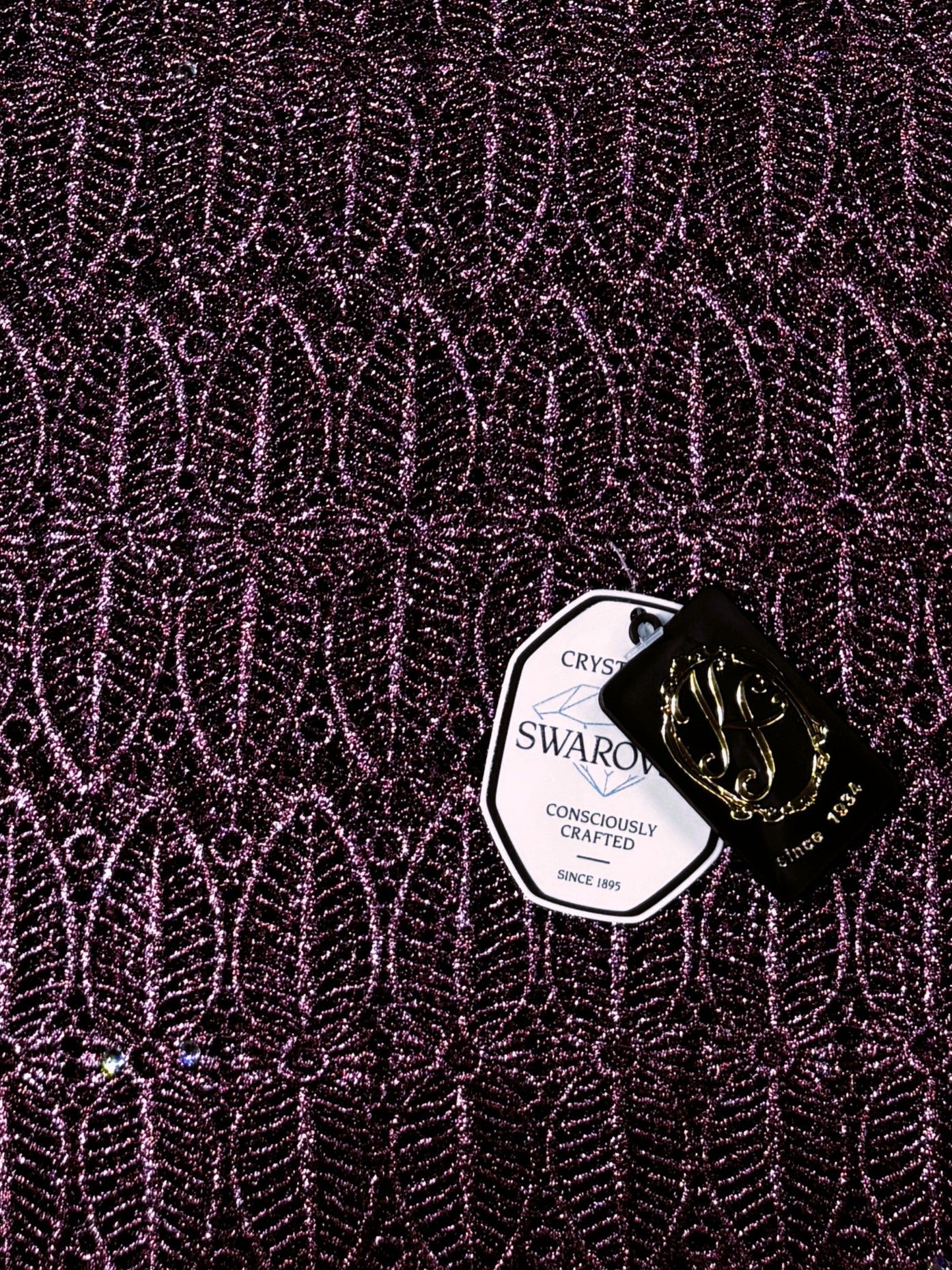 8084LX Swiss Lurex Guipure Lace w/Swarovski