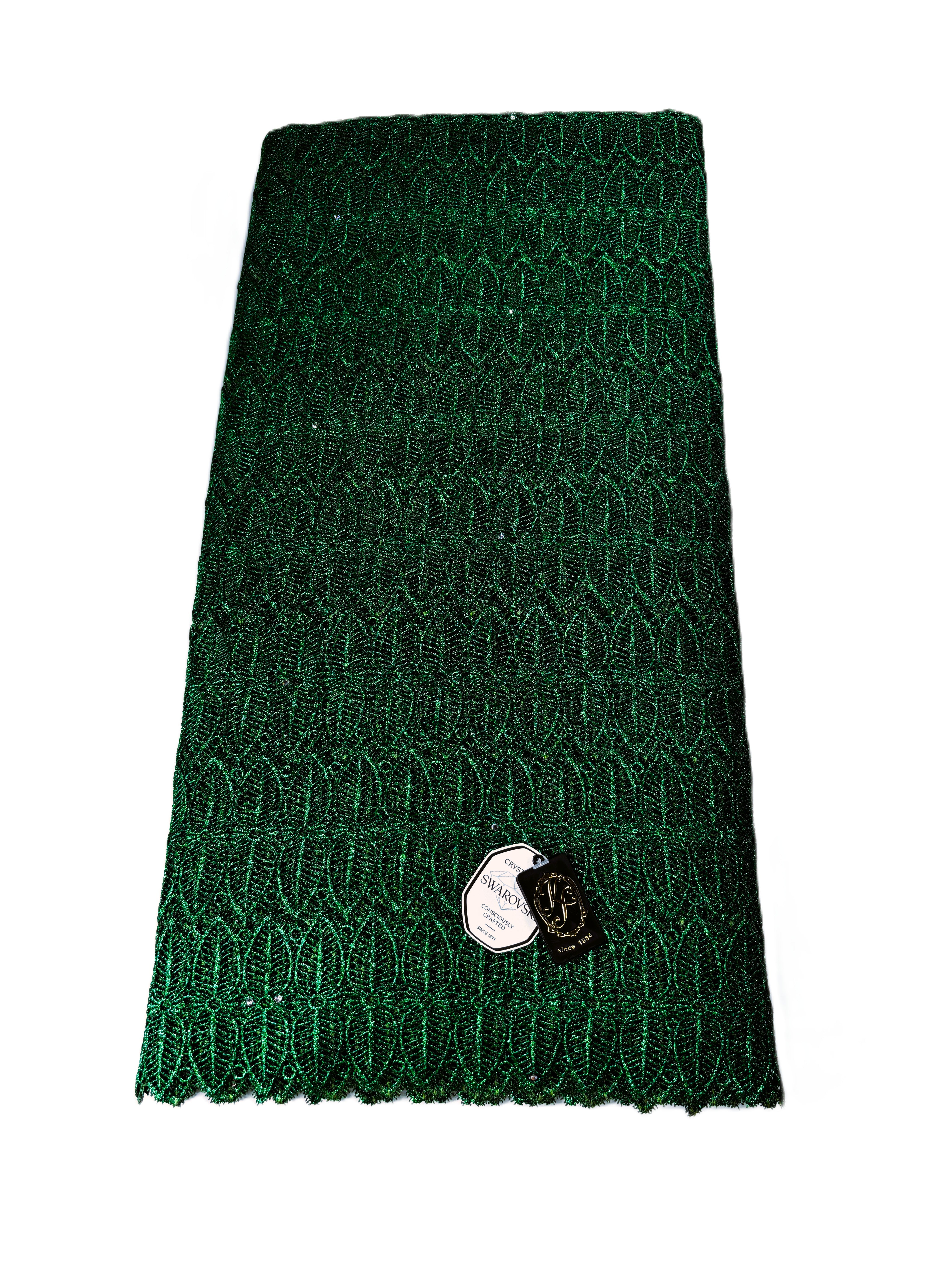 8084LX Swiss Lurex Guipure Lace w/Swarovski