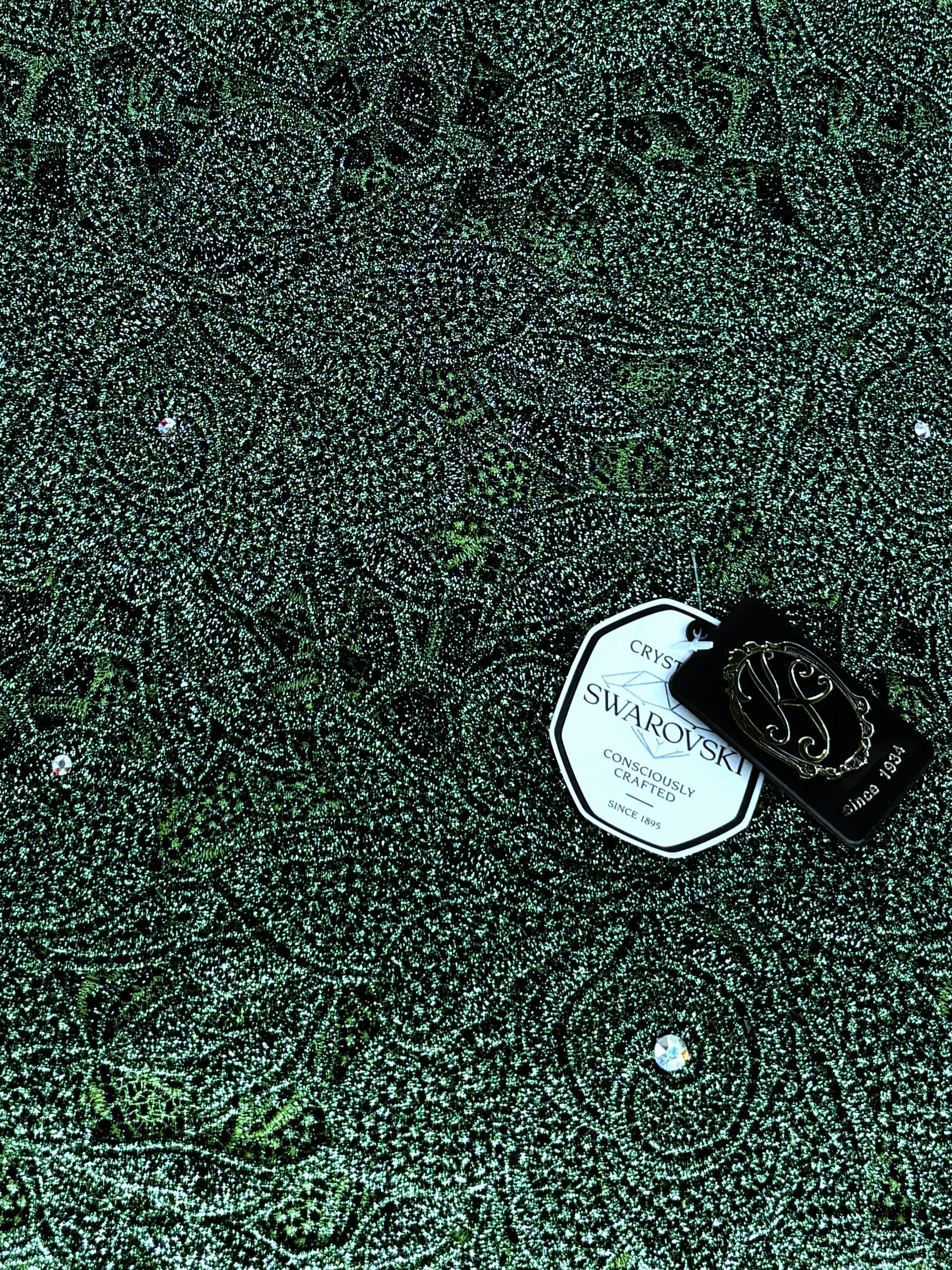 324127 Net Full Guipure w/Swarovski