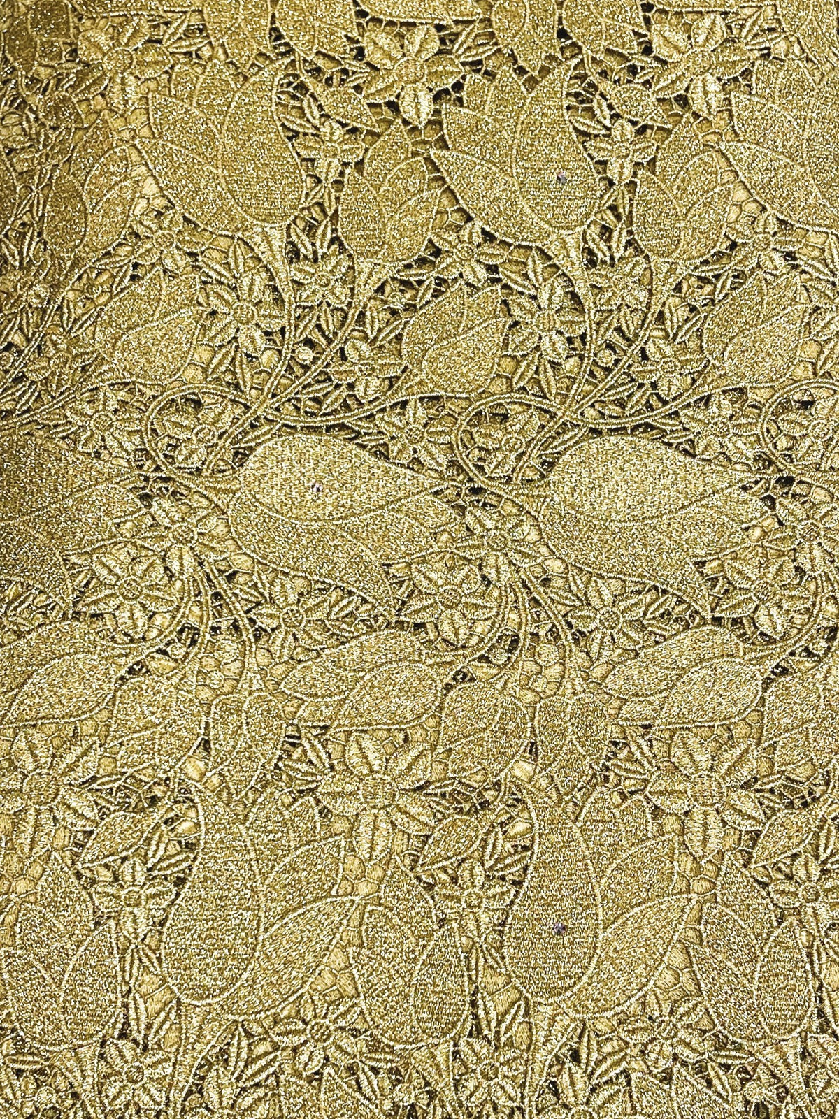 7710 Swiss Lurex Guipure Lace w/Swarovski