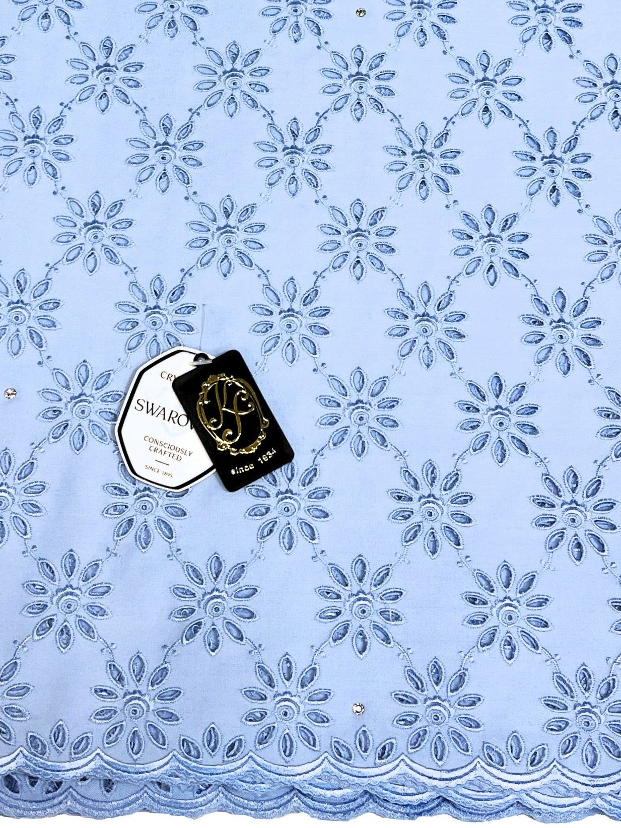7982 Swiss Cotton Voile w/Swarovski
