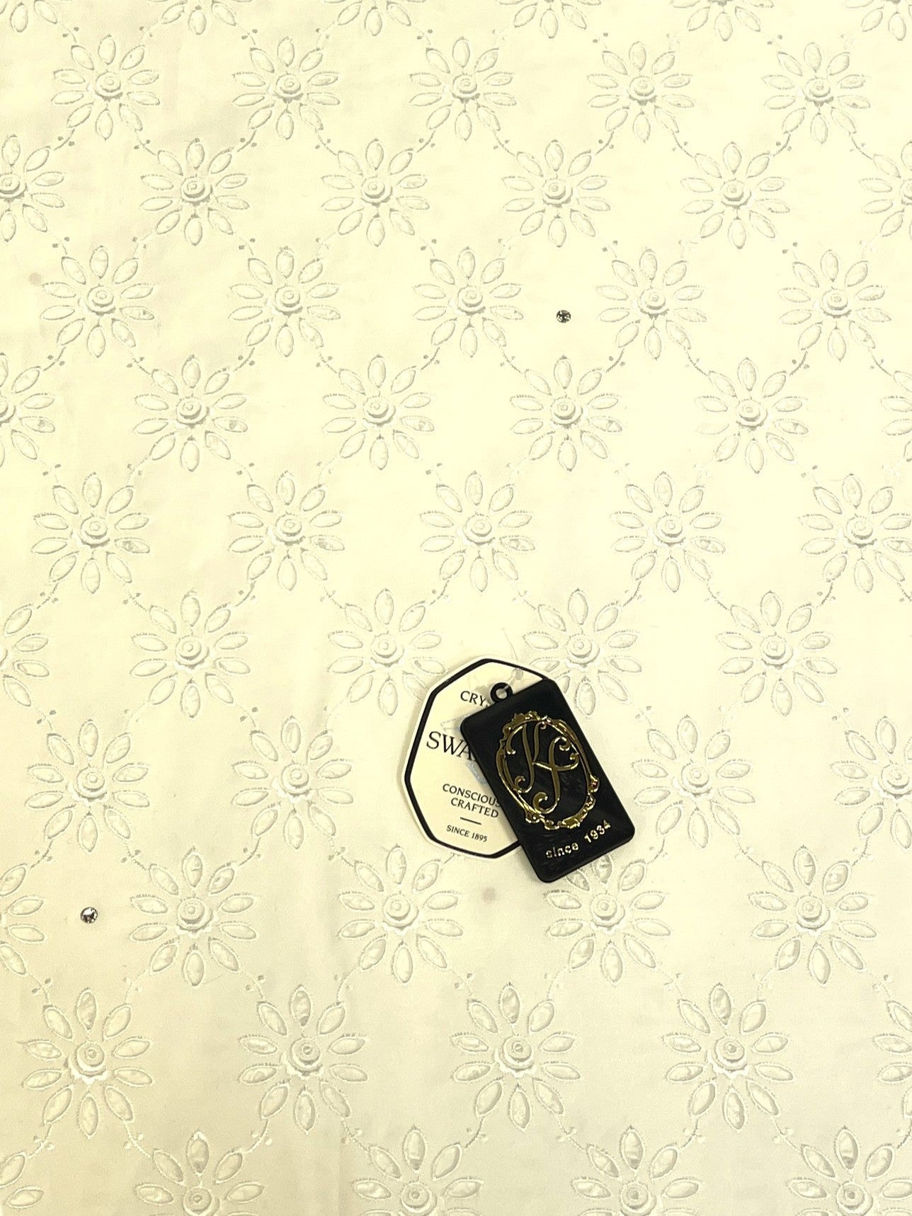 7982 Swiss Cotton Voile w/Swarovski