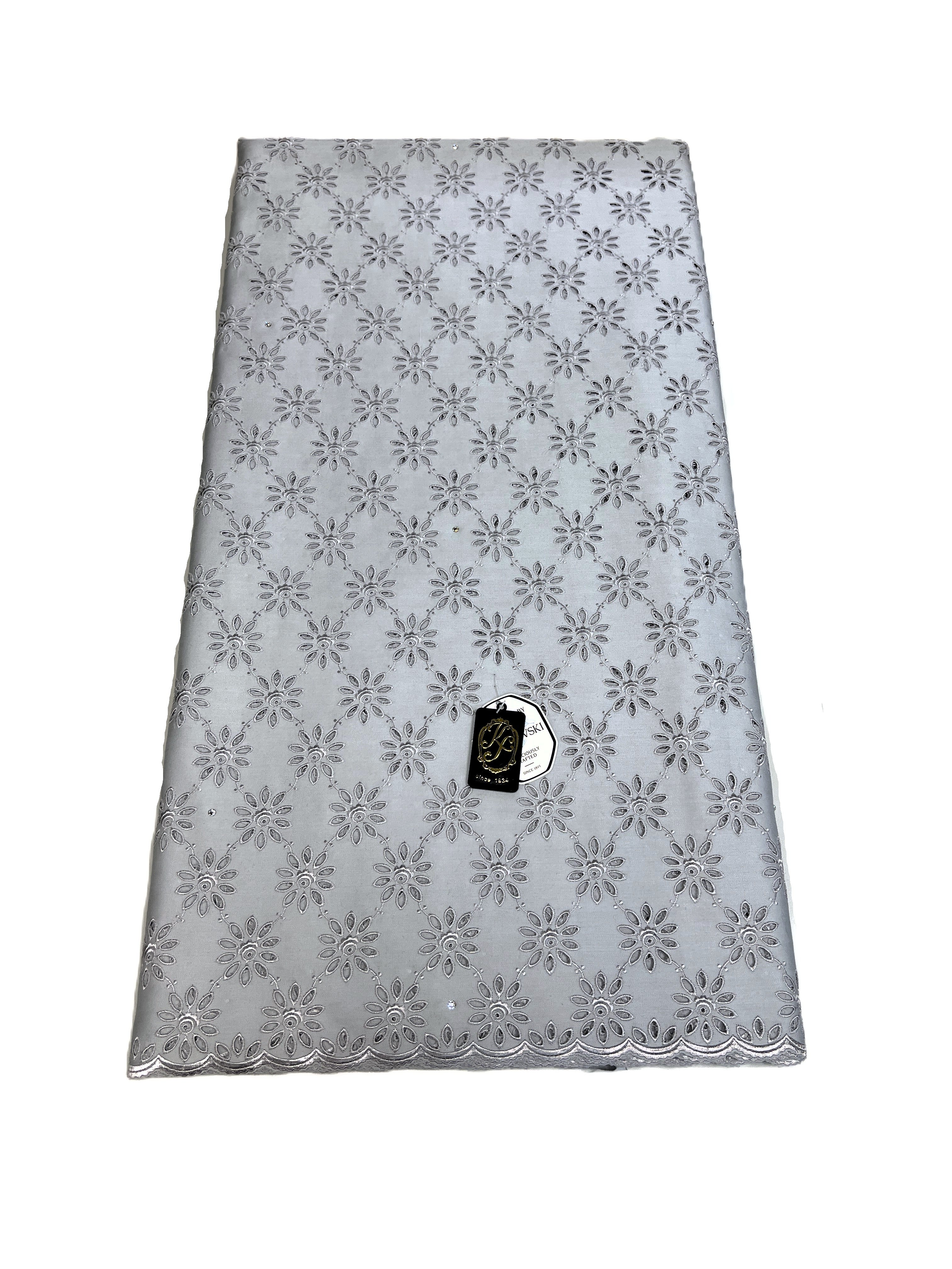 7982 Swiss Cotton Voile w/Swarovski