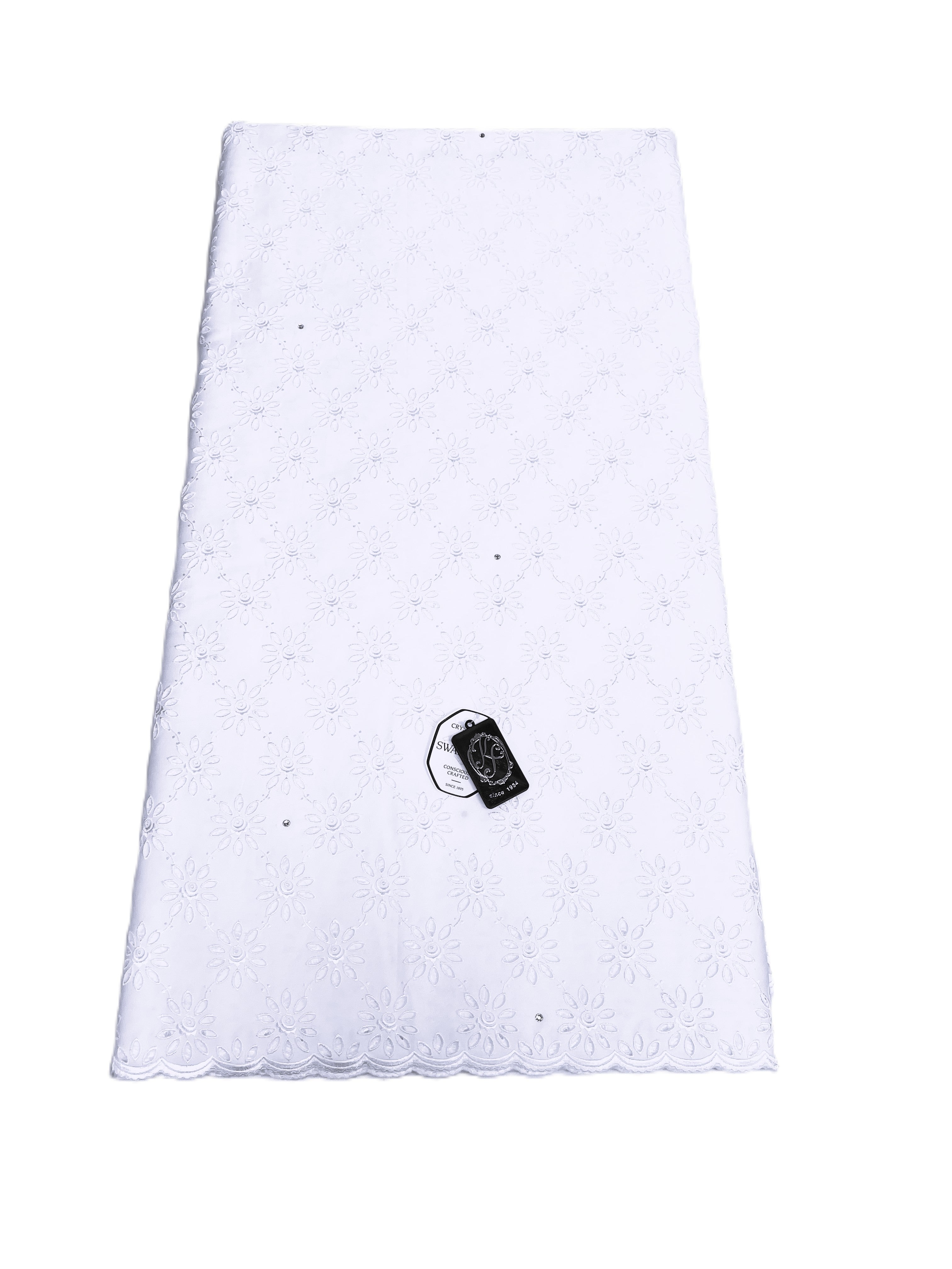 7982 Swiss Cotton Voile w/Swarovski