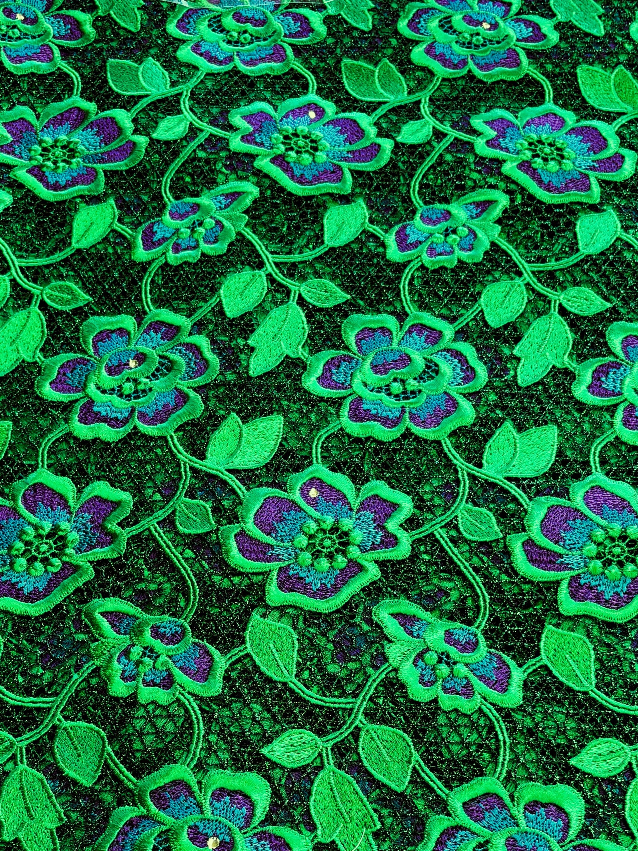 8091 - Swiss Guipure Lace w/Swarovski