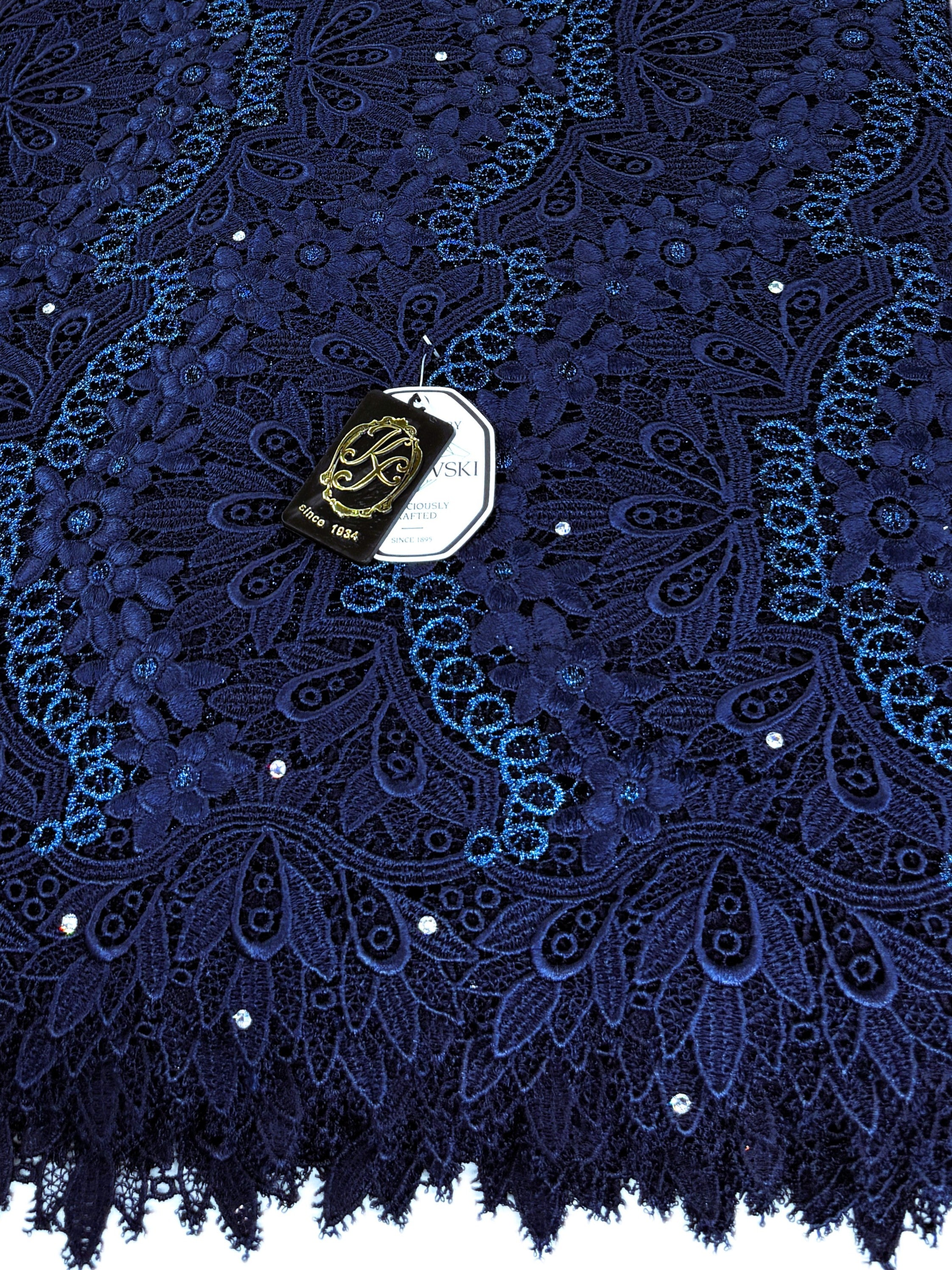 8045 - Swiss Guipure Lace w/Swarovski