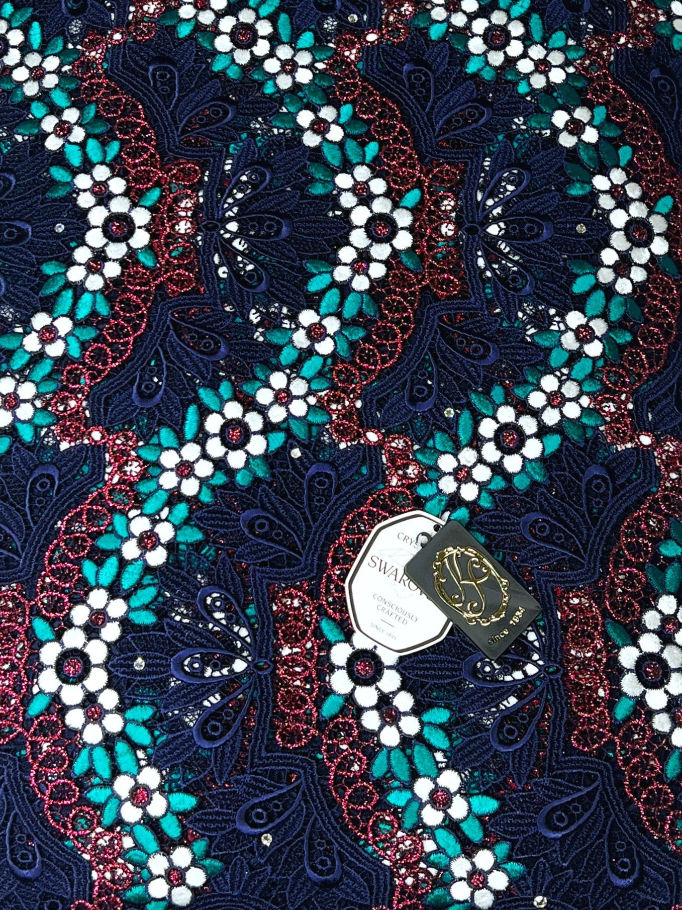 8045 - Swiss Guipure Lace w/Swarovski