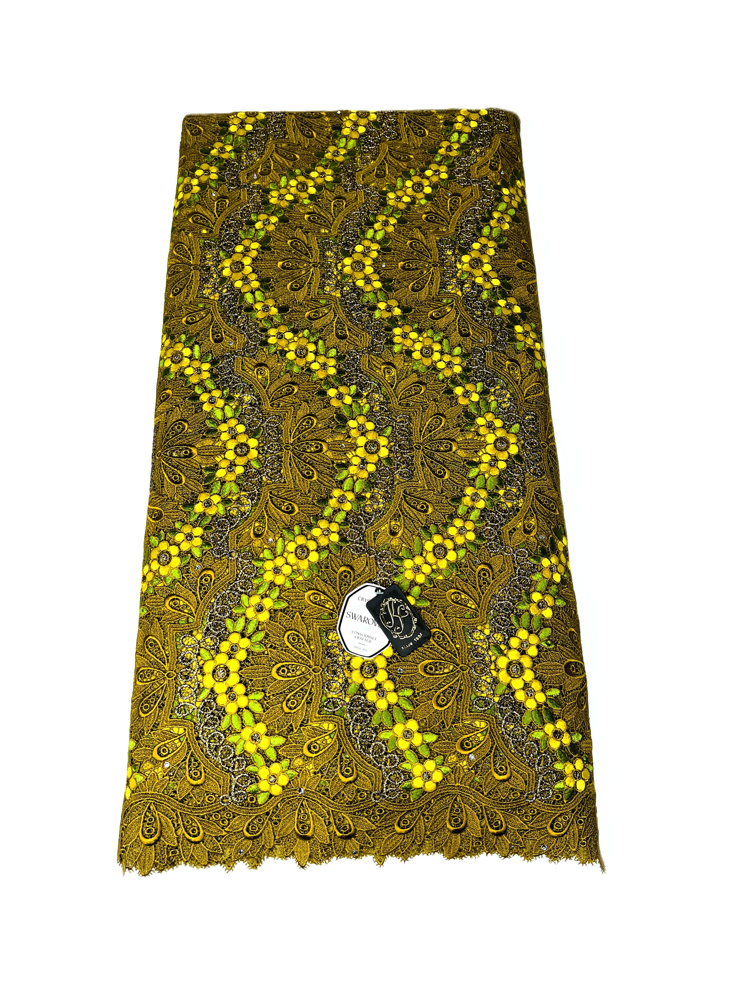 8045 - Swiss Guipure Lace w/Swarovski