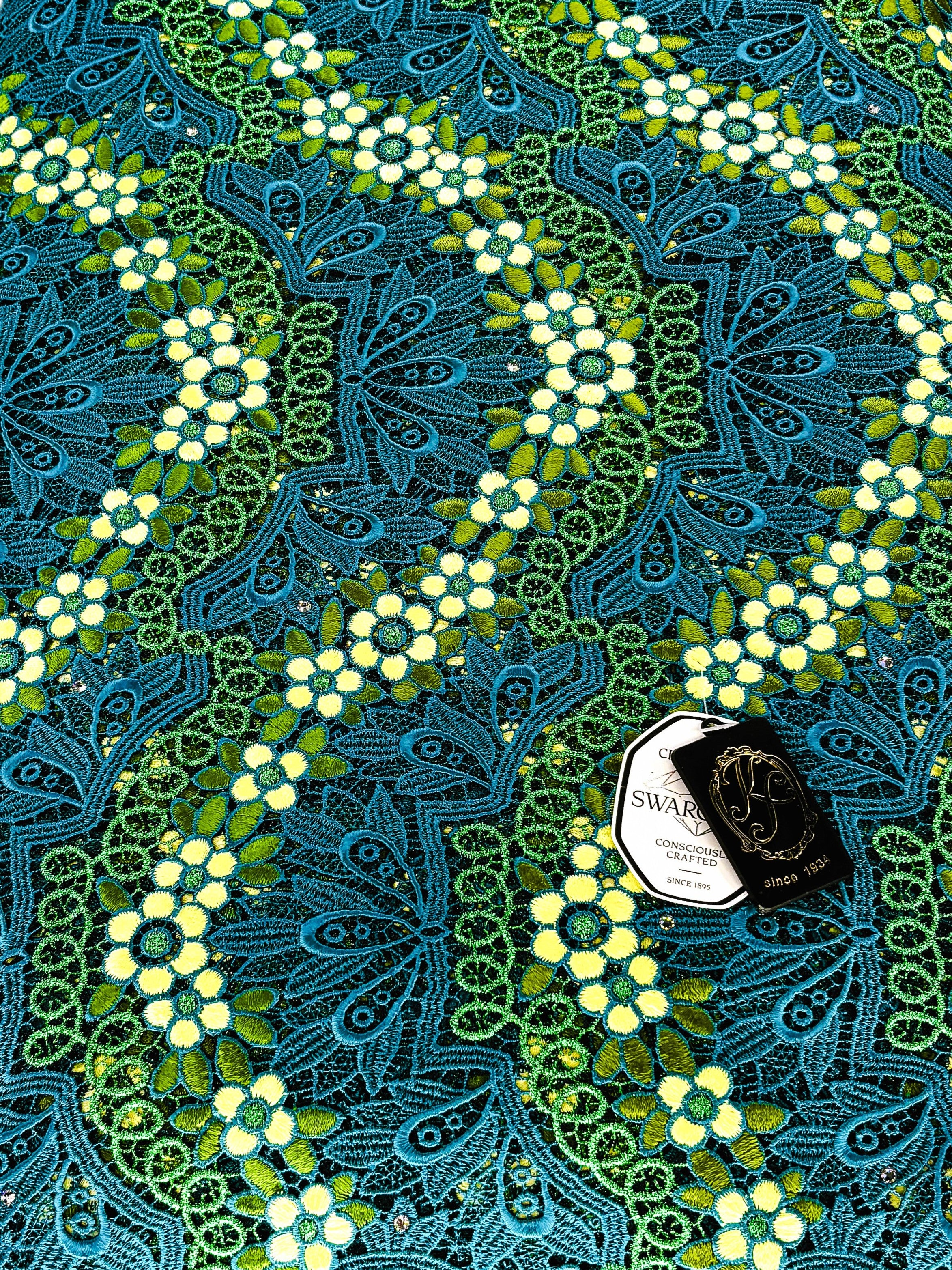 8045 - Swiss Guipure Lace w/Swarovski