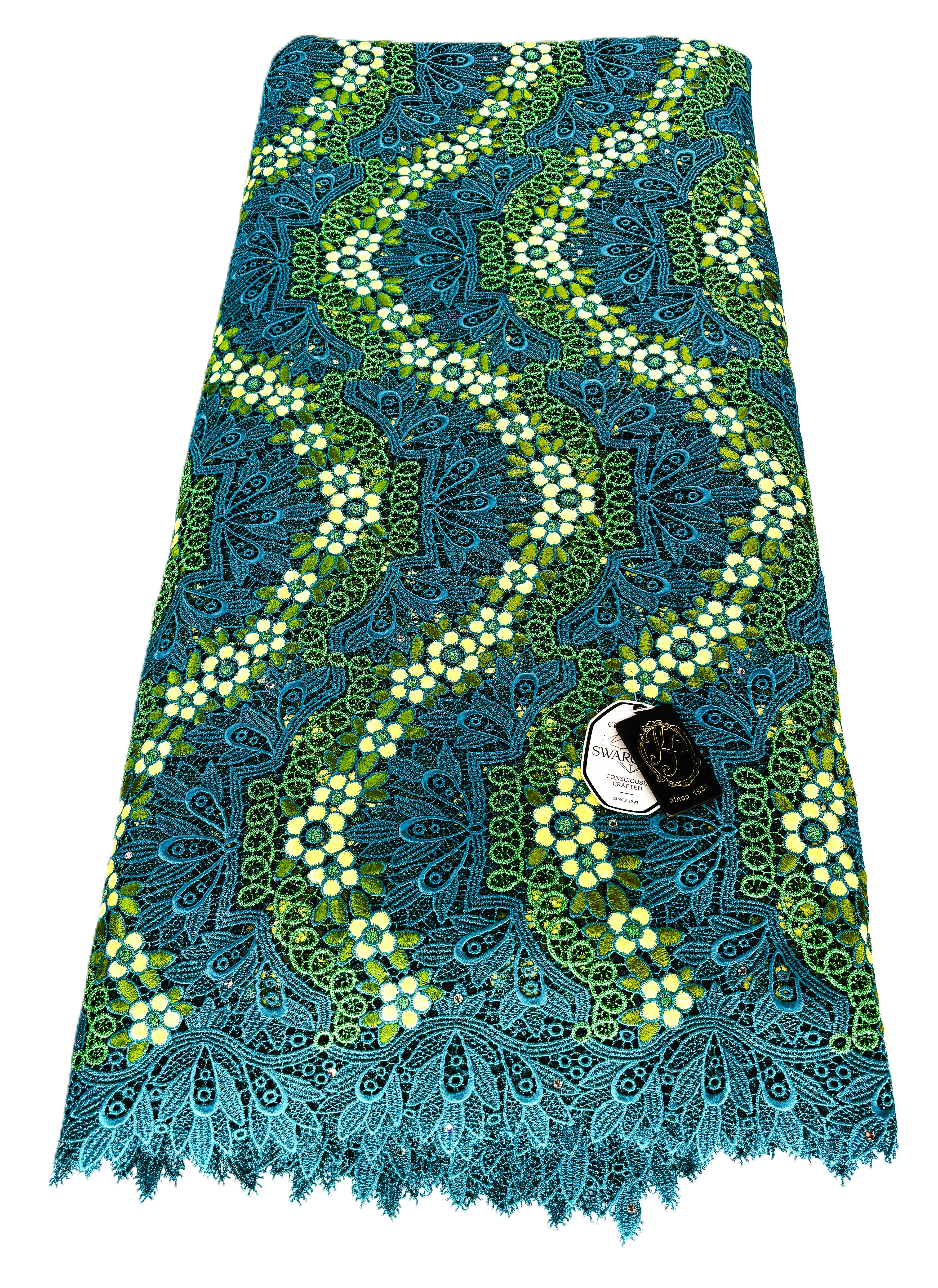 8045 - Swiss Guipure Lace w/Swarovski