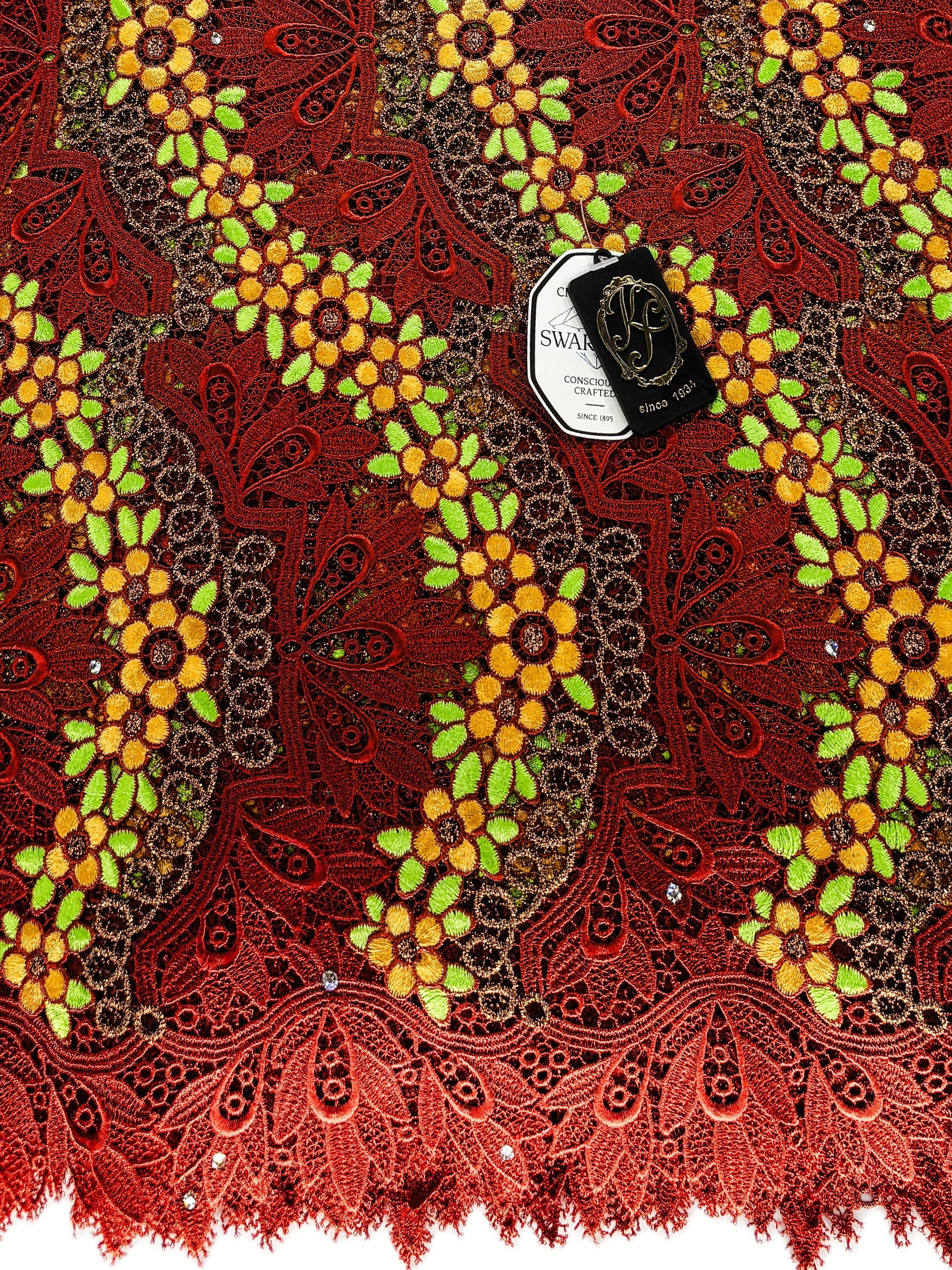 8045 - Swiss Guipure Lace w/Swarovski