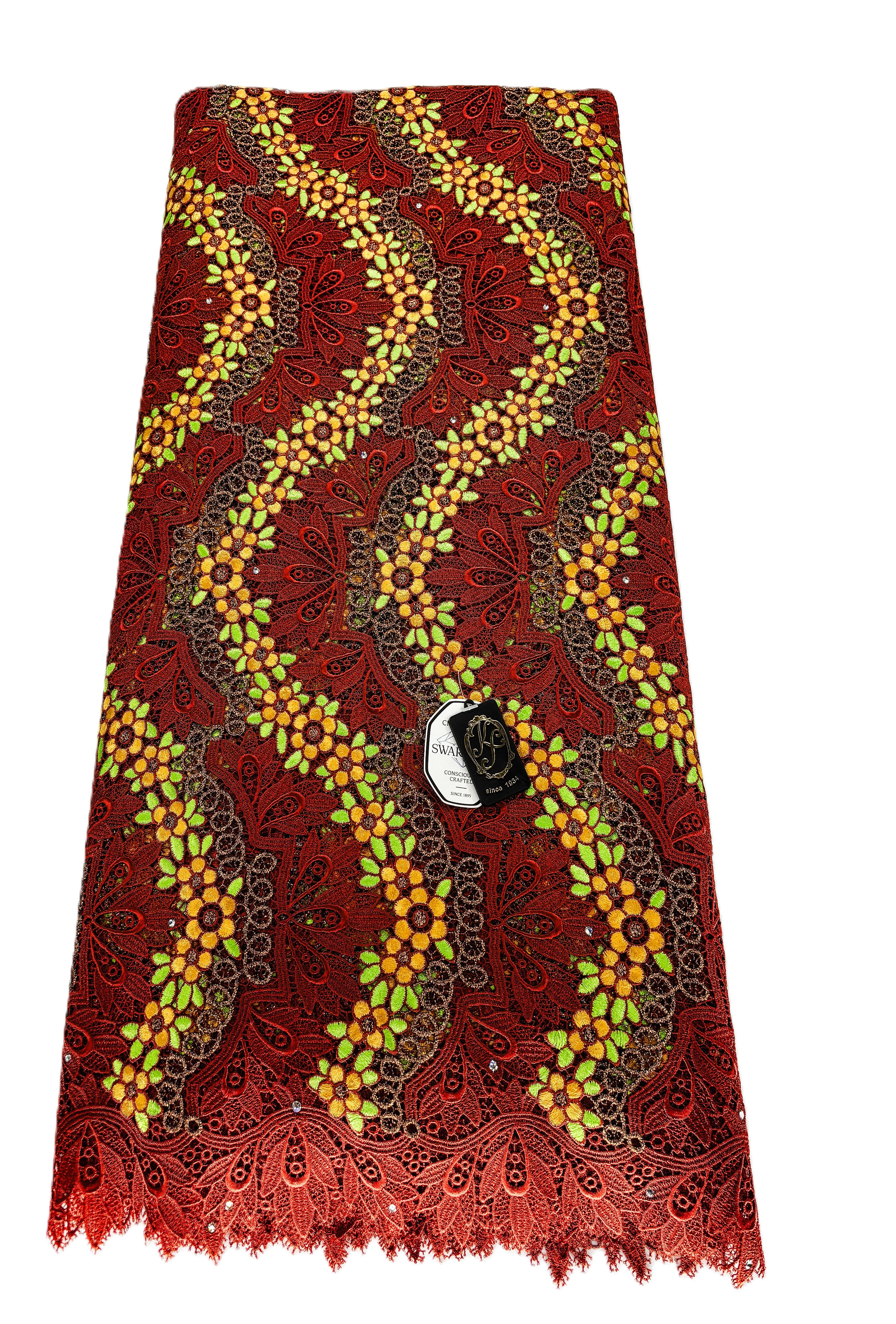 8045 - Swiss Guipure Lace w/Swarovski