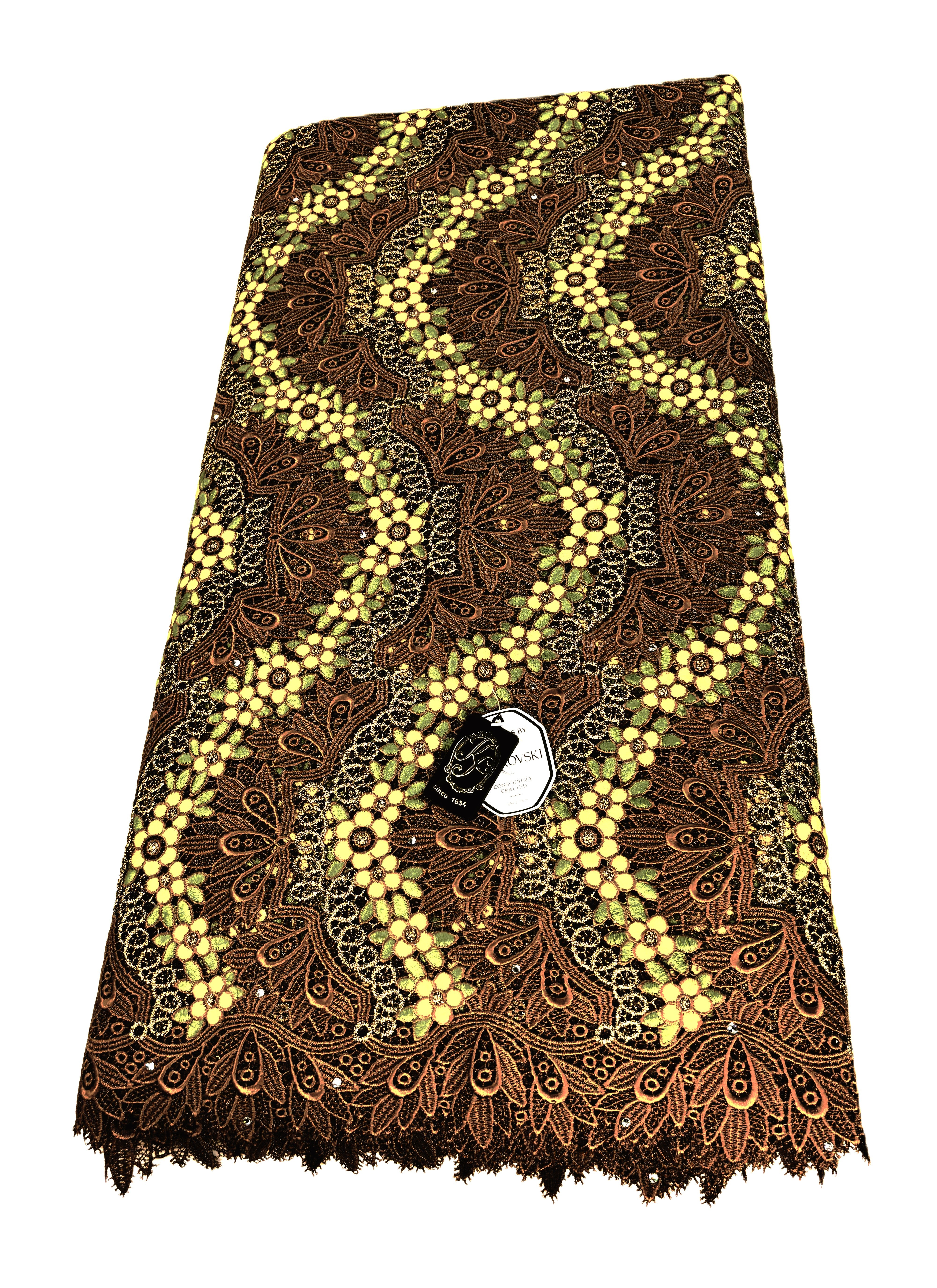 8045 - Swiss Guipure Lace w/Swarovski