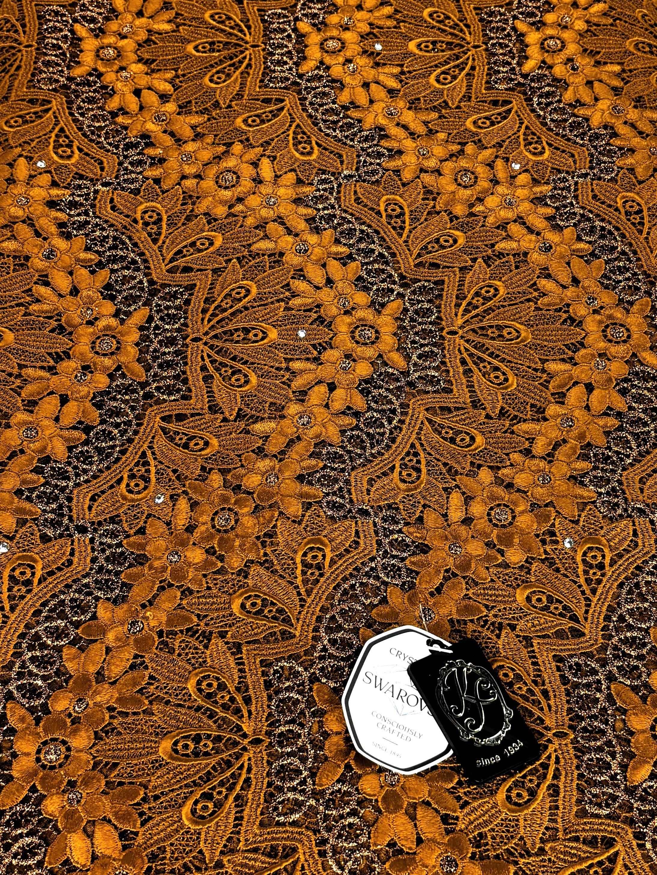 8045 - Swiss Guipure Lace w/Swarovski