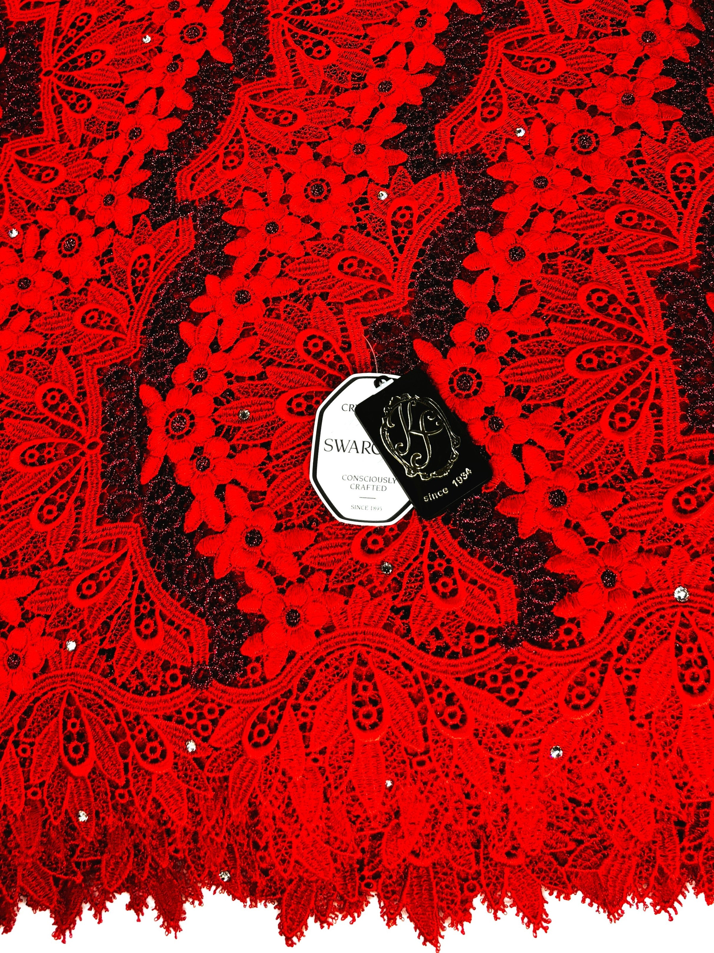 8045 - Swiss Guipure Lace w/Swarovski