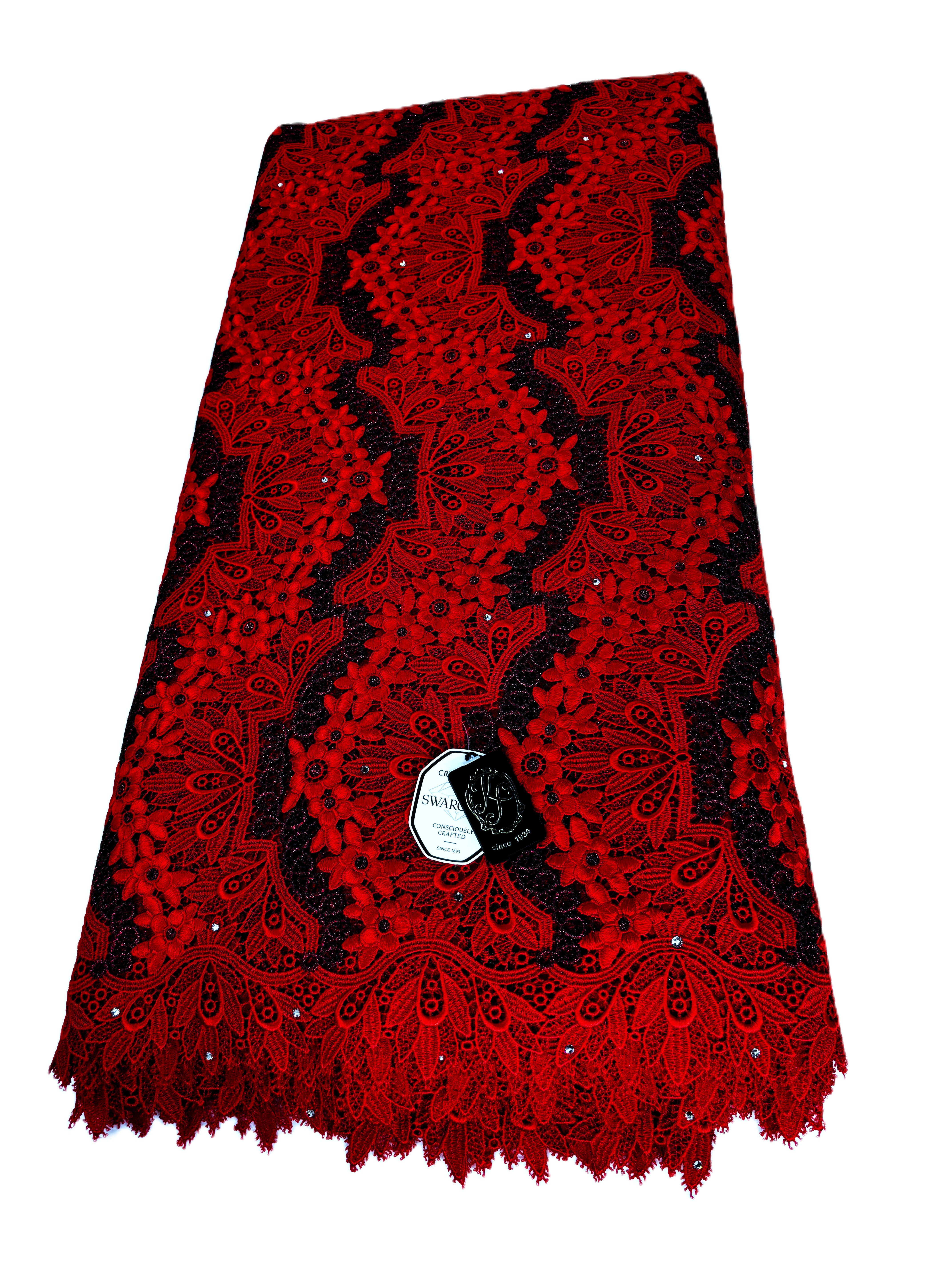8045 - Swiss Guipure Lace w/Swarovski