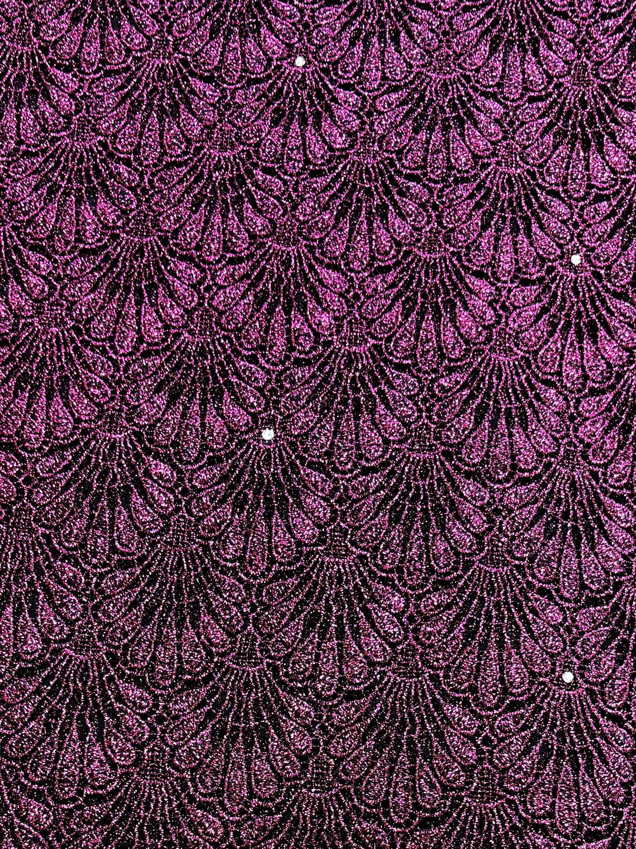 8048 Swiss Guipure Lace with Swarovski