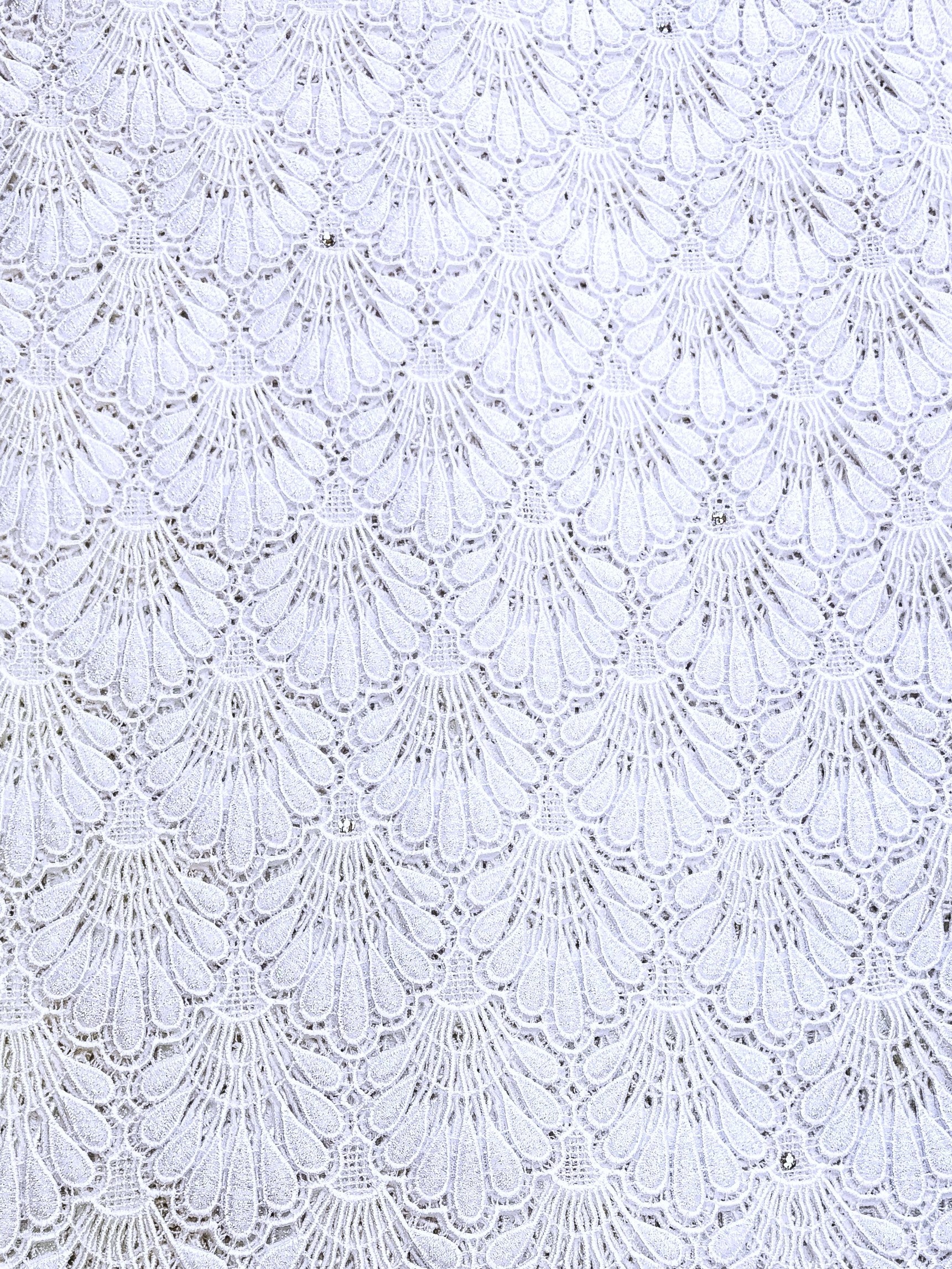 8048 Swiss Guipure Lace with Swarovski