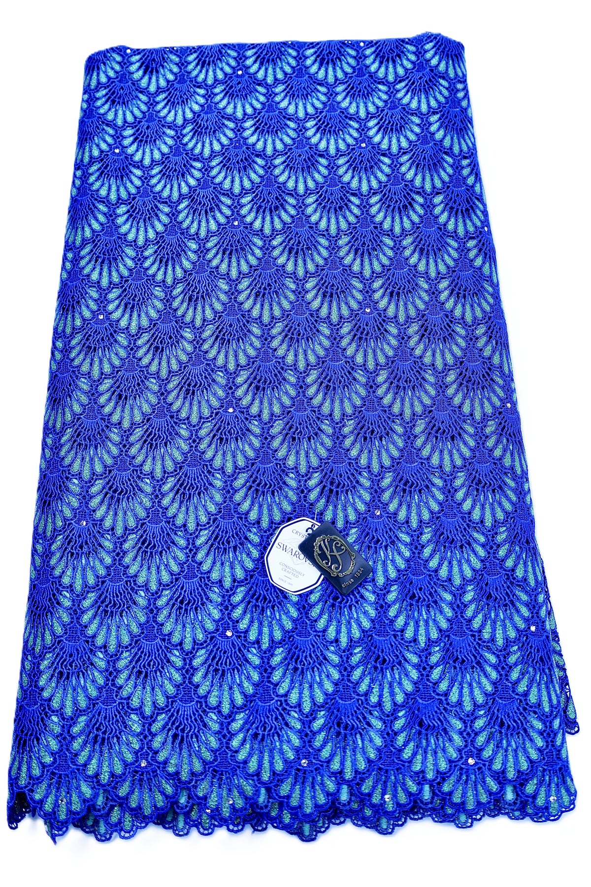 8048 Swiss Guipure Lace with Swarovski